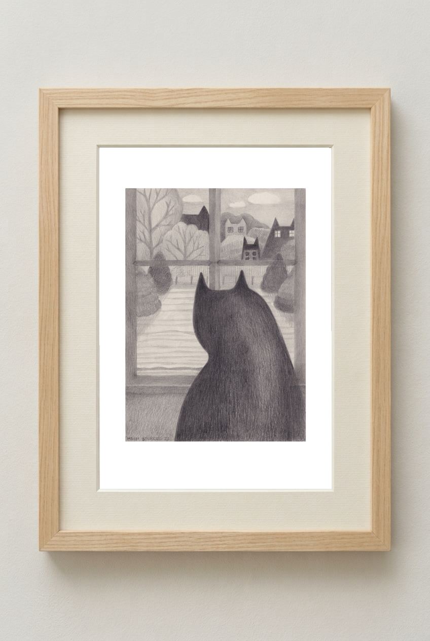 By The Window Art Print