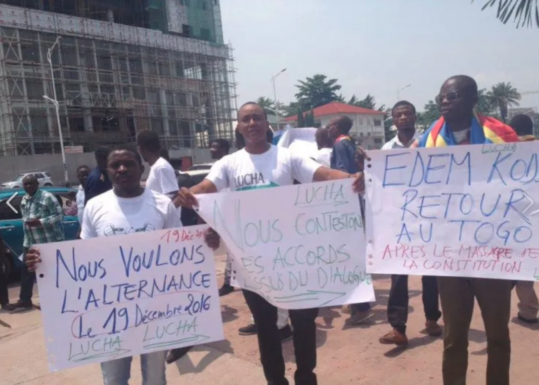 DRC: 12 LUCHA pro-democracy activists arrested in front on the African Union HQ in Kinshasa