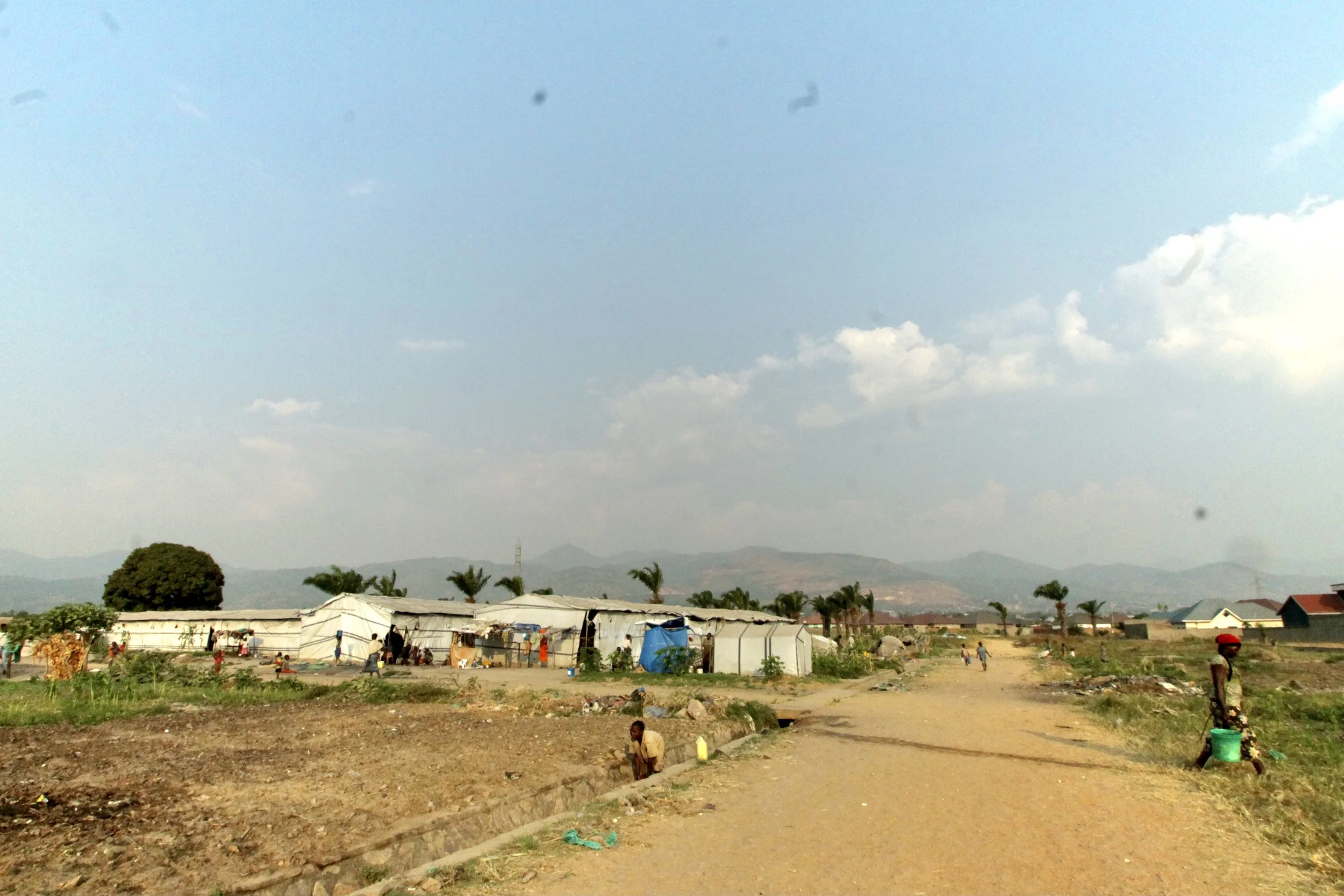 A view of temporary shelters in the Carana displaced persons camp in Kinama, on the outskirts of Bujumbura, where families sought refuge during Burundi’s 2015 unrest.