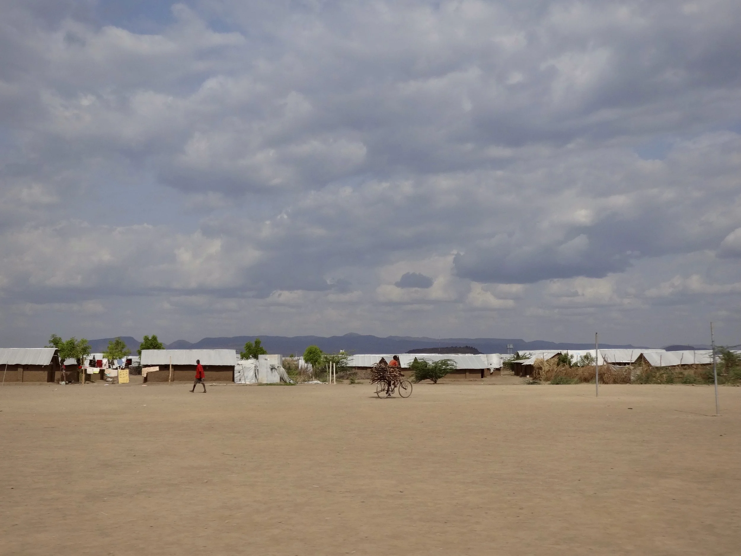 A view of Kakuma 3, an extension of Kakuma refugee camp in Turkana County, Kenya, where Randa will be reunited with her family.