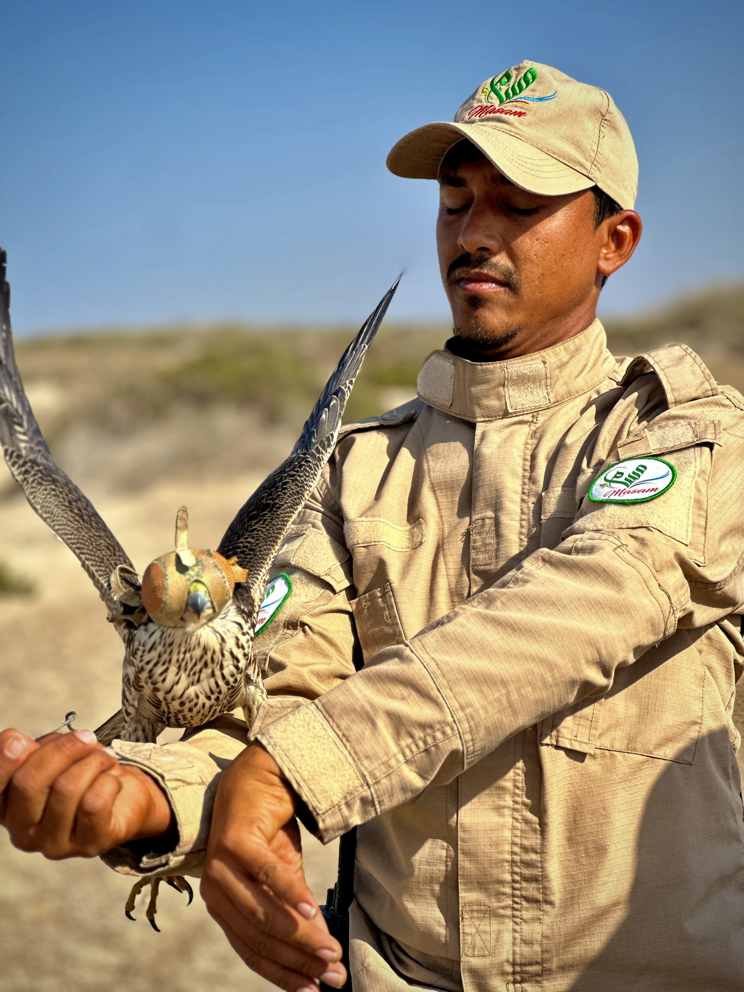 A deminer from Project Masam’s Team 26, Leader Sami Saeed haimed,  works along Yemen’s western coastline, where shifting sands, scrubland and coastal erosion make detecting and removing mines especially dangerous.