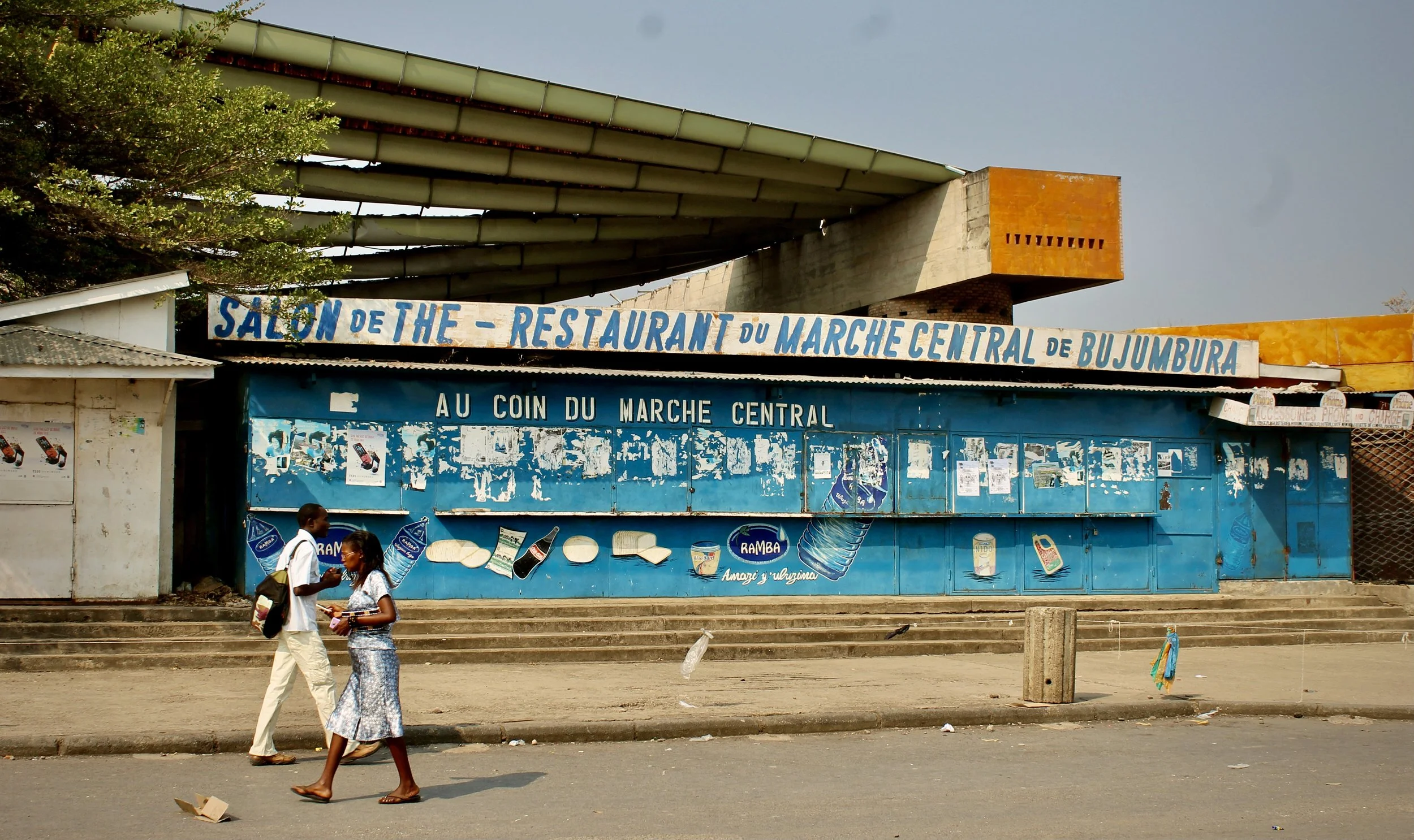 The former Marché Central de Bujumbura. A devastating fire in 2013 destroyed Burundi's most important market, affecting thousands of traders and their families. Two years later, as political turmoil deepened, many residents were still grappling with 