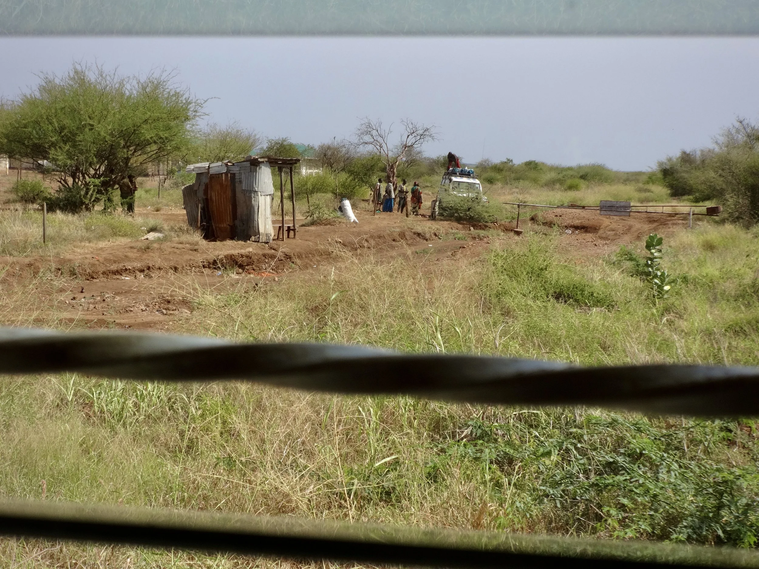 The landscape around Nadapal, a remote and arid crossing point where many asylum seekers arrived after long journeys.