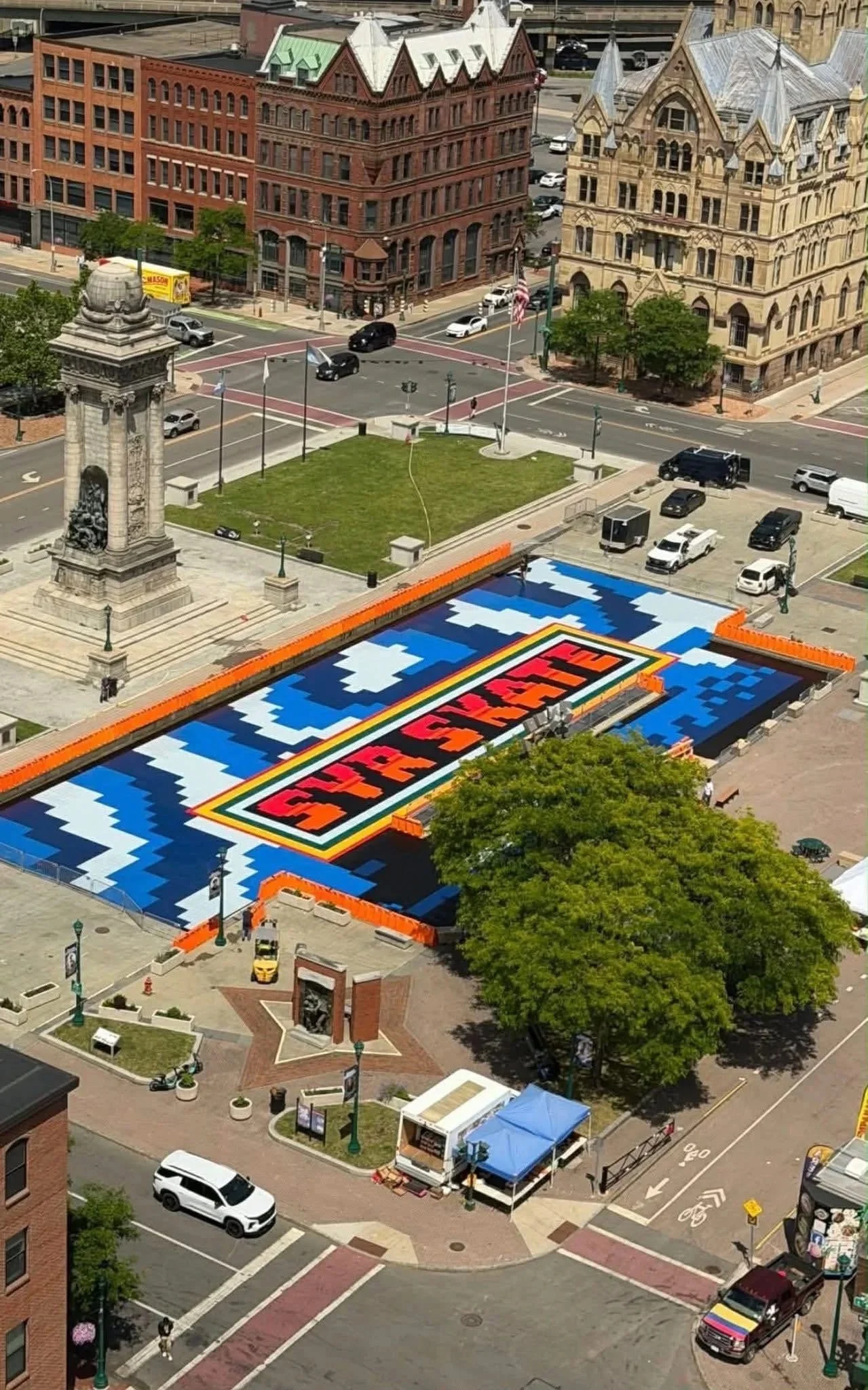 Downtown Syracuse Roller Rink at Clinton Square | Things to Do in Syracuse This Summer