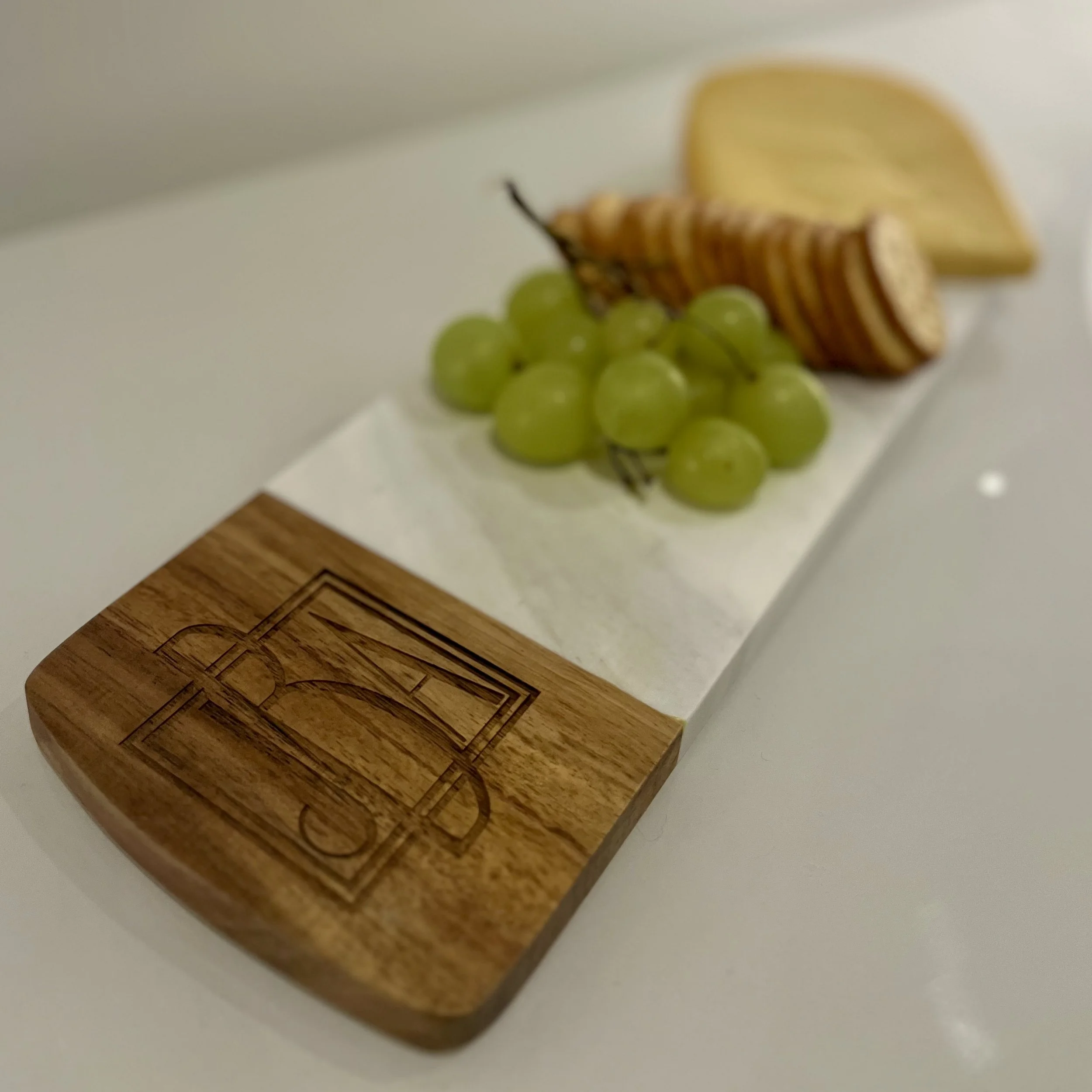 Marble & Acacia Board