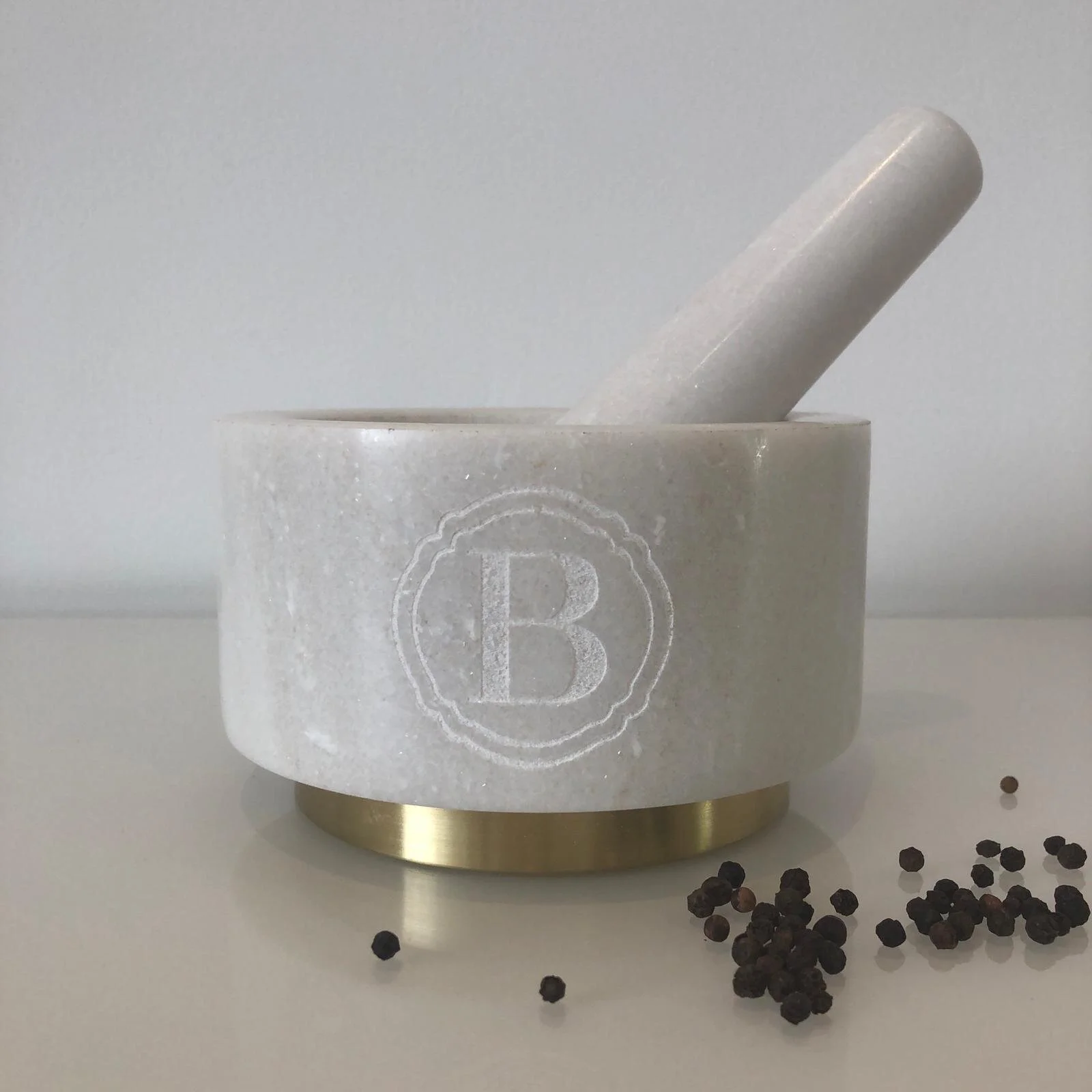 Marble Pestle & Mortar