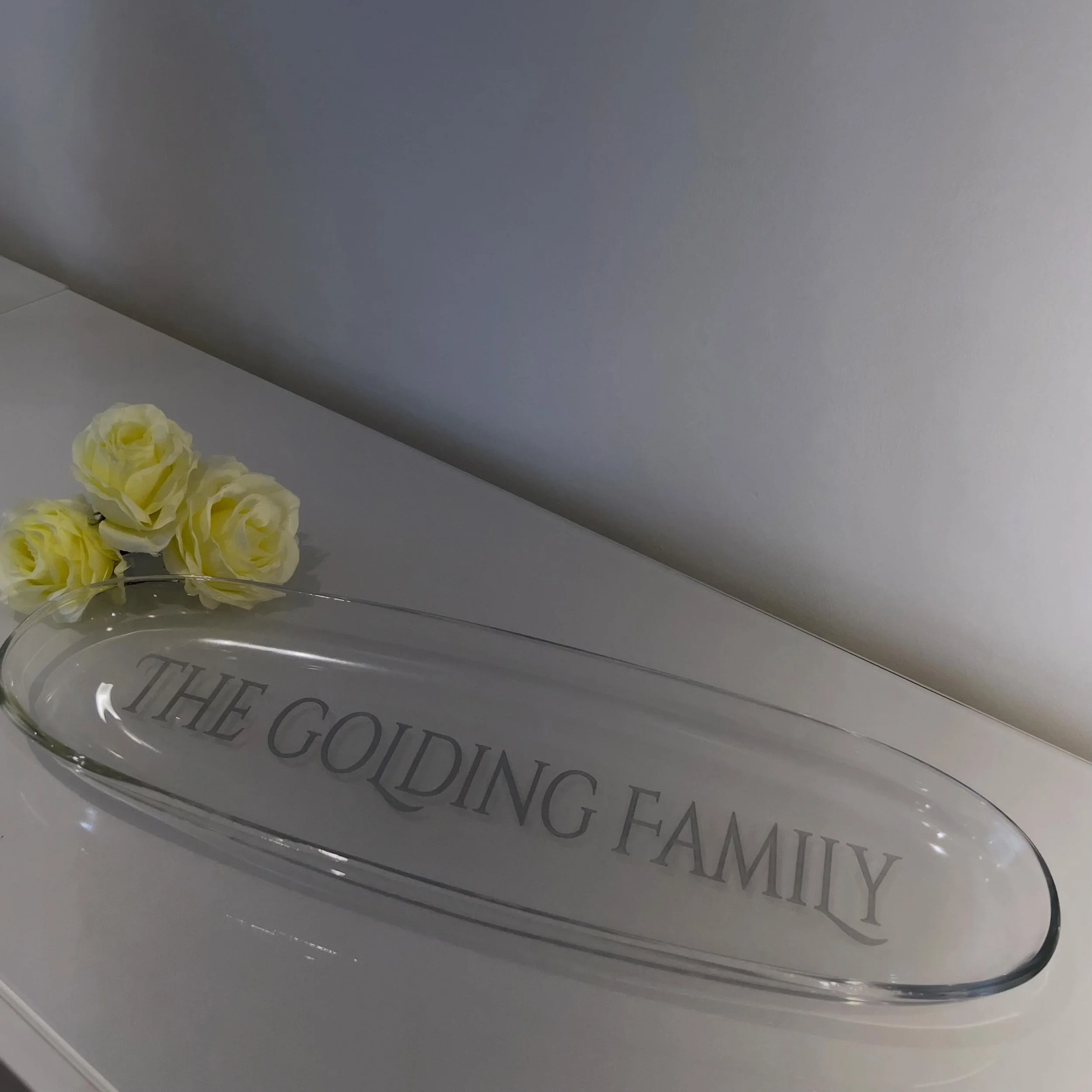 Elevate the Shabbat table with a timeless touch

Personalised engraved oval challah plate &mdash; a luxury piece for your Shabbat table. Elegant, meaningful, and crafted to be treasured for years.