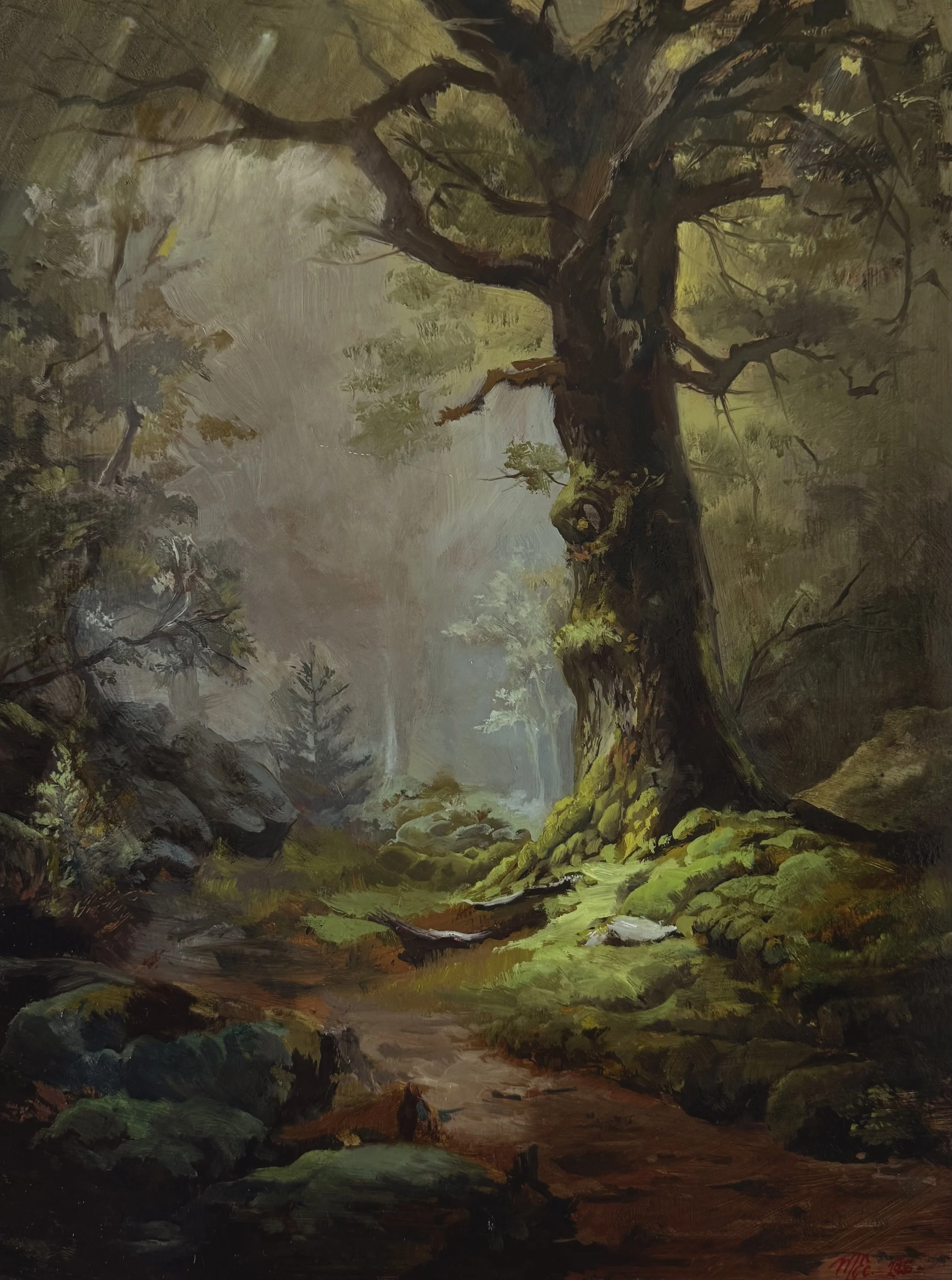 Through The Fog Art Print