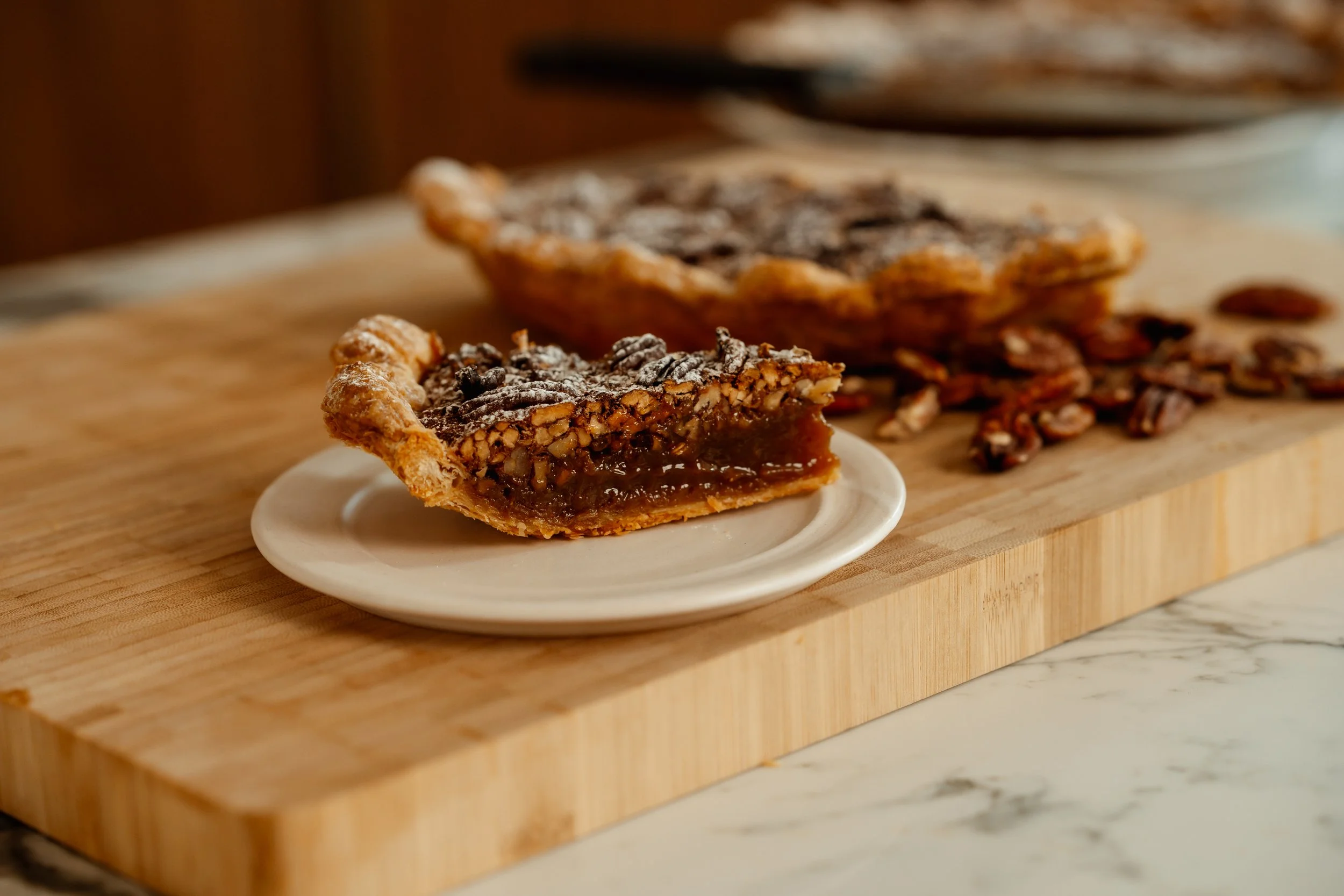 Pecan Bourbon Pie