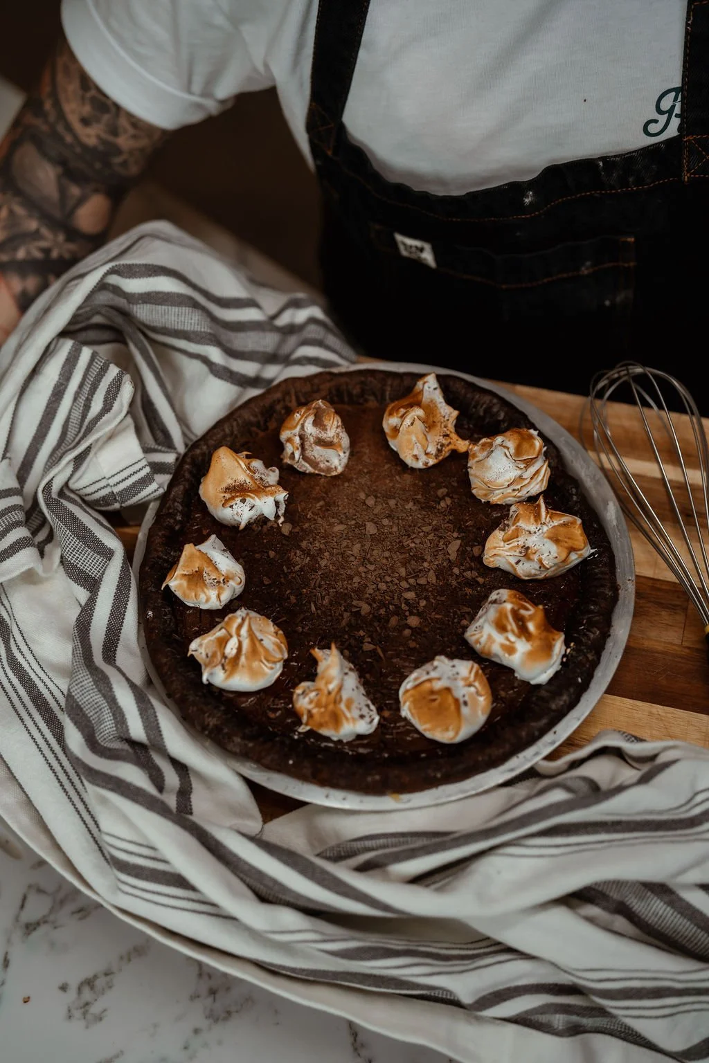 Double Chocolate Mocha Pie