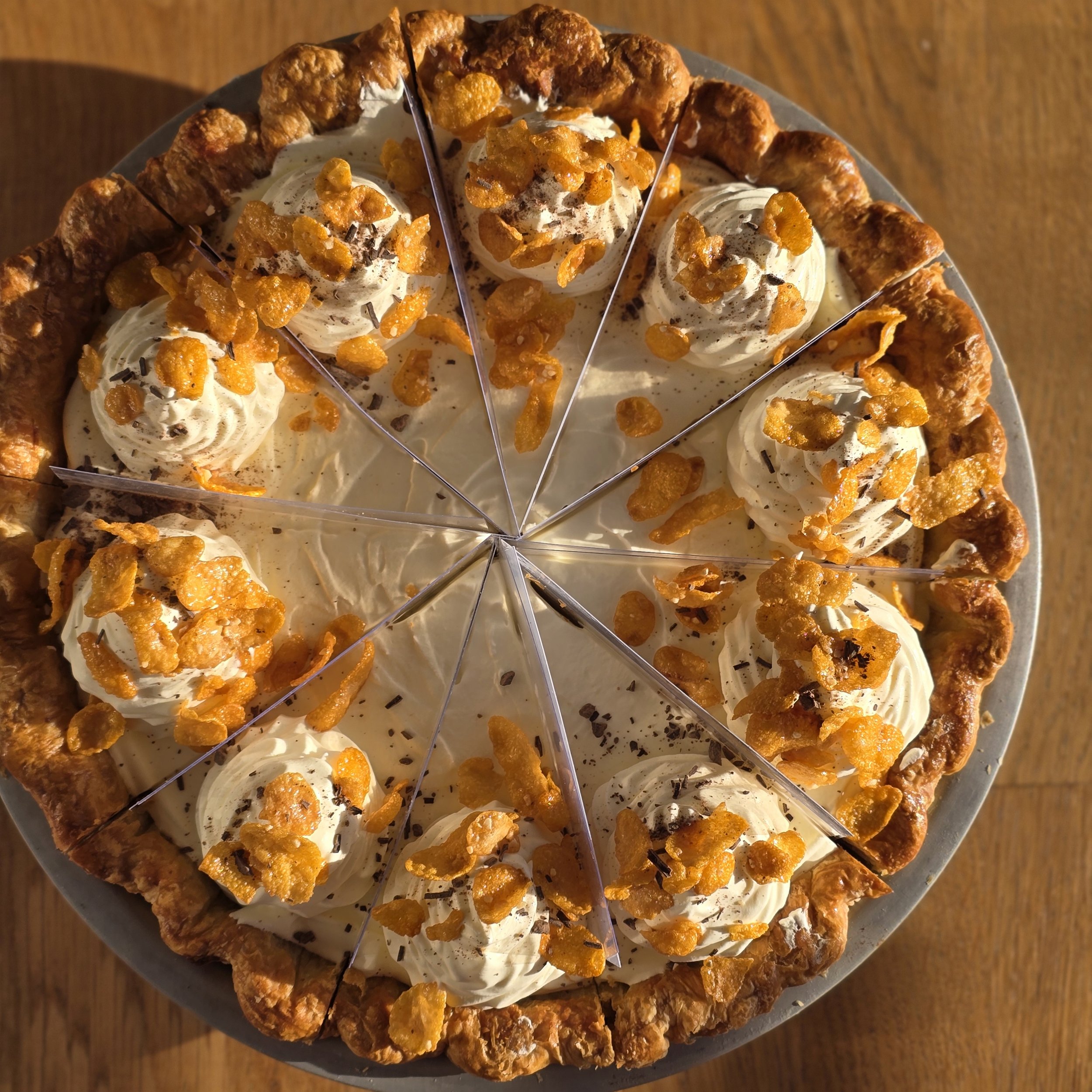 Honeynut Cornflake Milk Pie