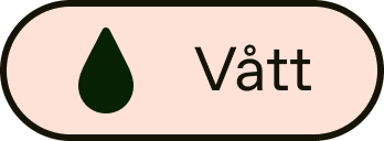 Et skilt med vanndrypp-symbol og teksten 'Vått'