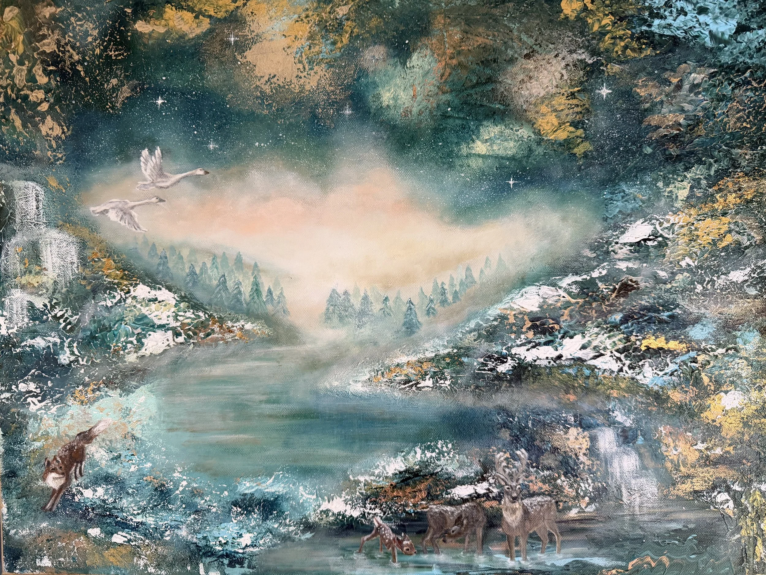 “Winter Waltz”
45cm x 60cm