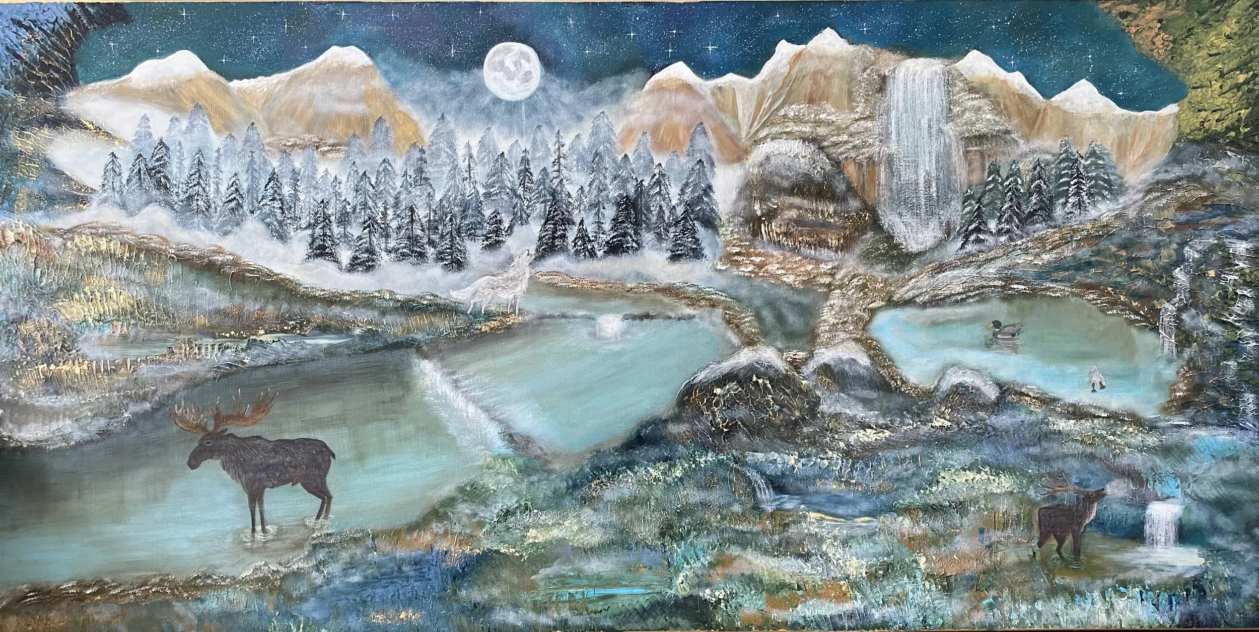“Call of the Wild”
61.0 x 122.1cm