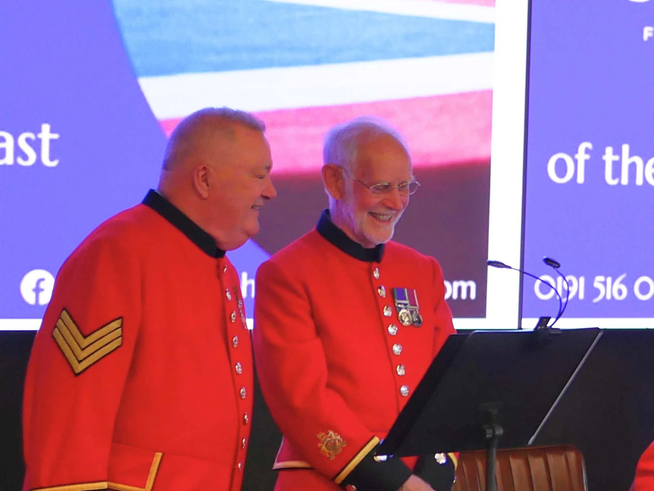 A Very Special Morning: Chelsea Pensioners Join Our Monthly Veterans Breakfast at the Stadium of Light