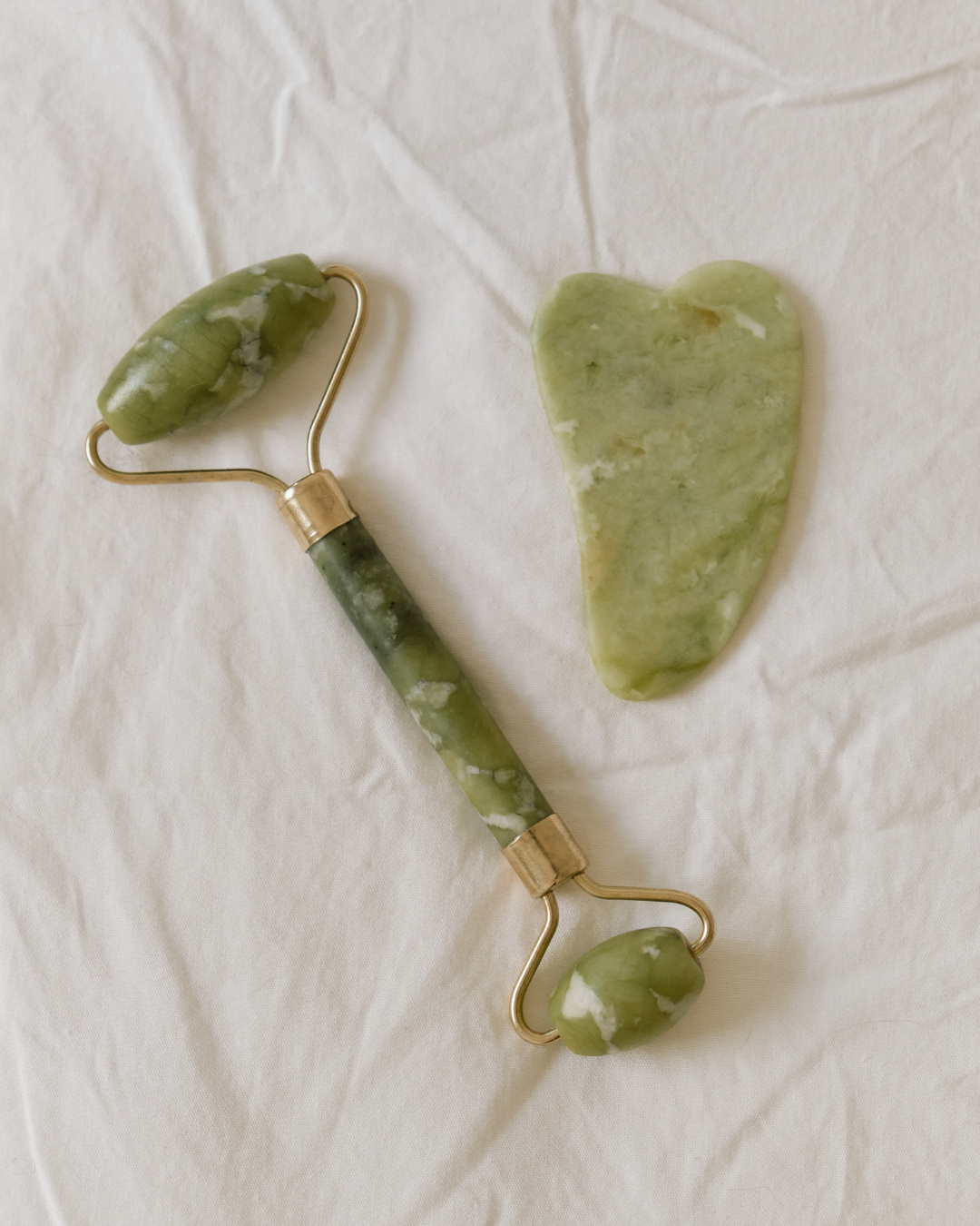 Jade Crystal Roller and Jade Gua Sha