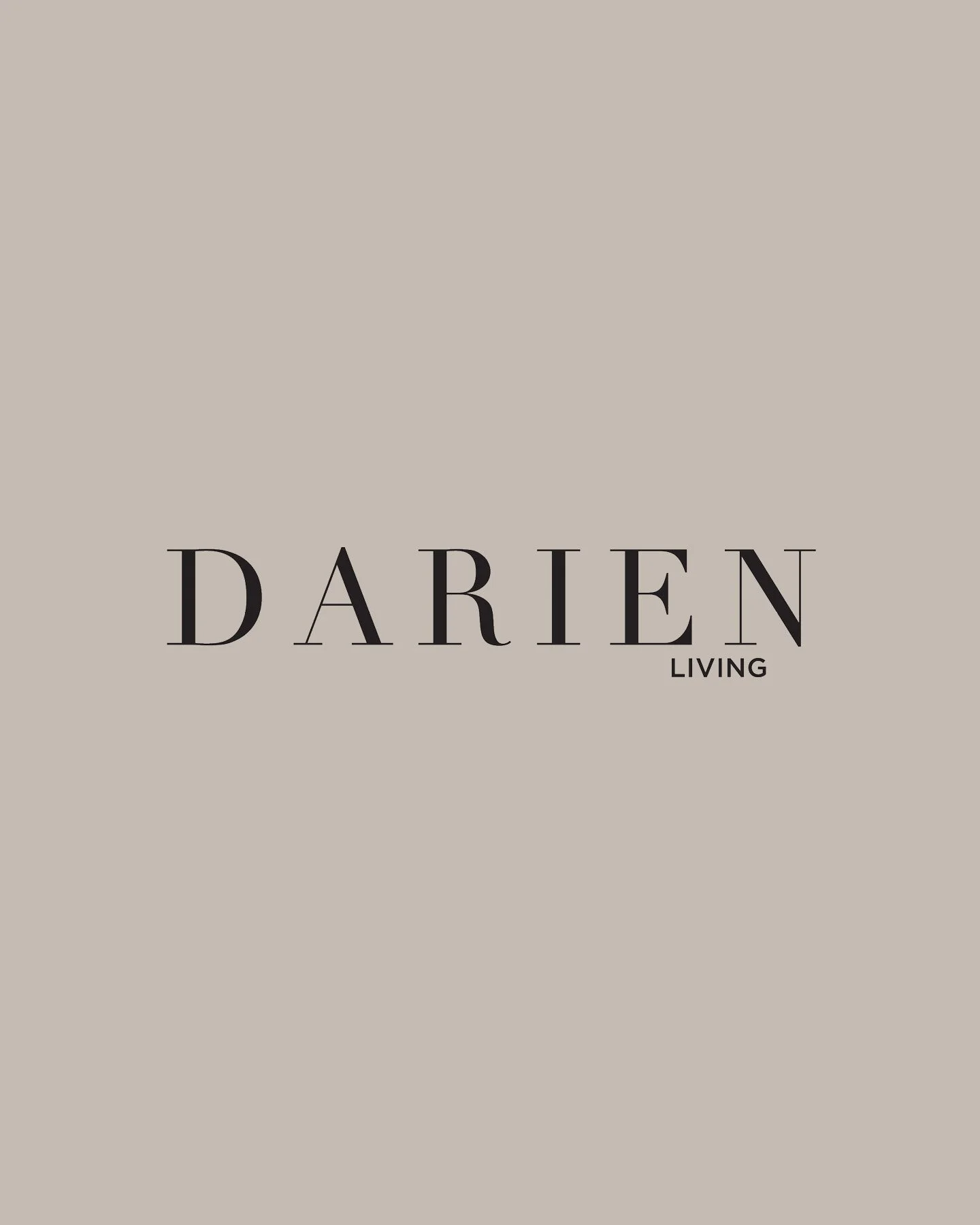 Beige background with the words "DAREN LIVING" in black text at the bottom.