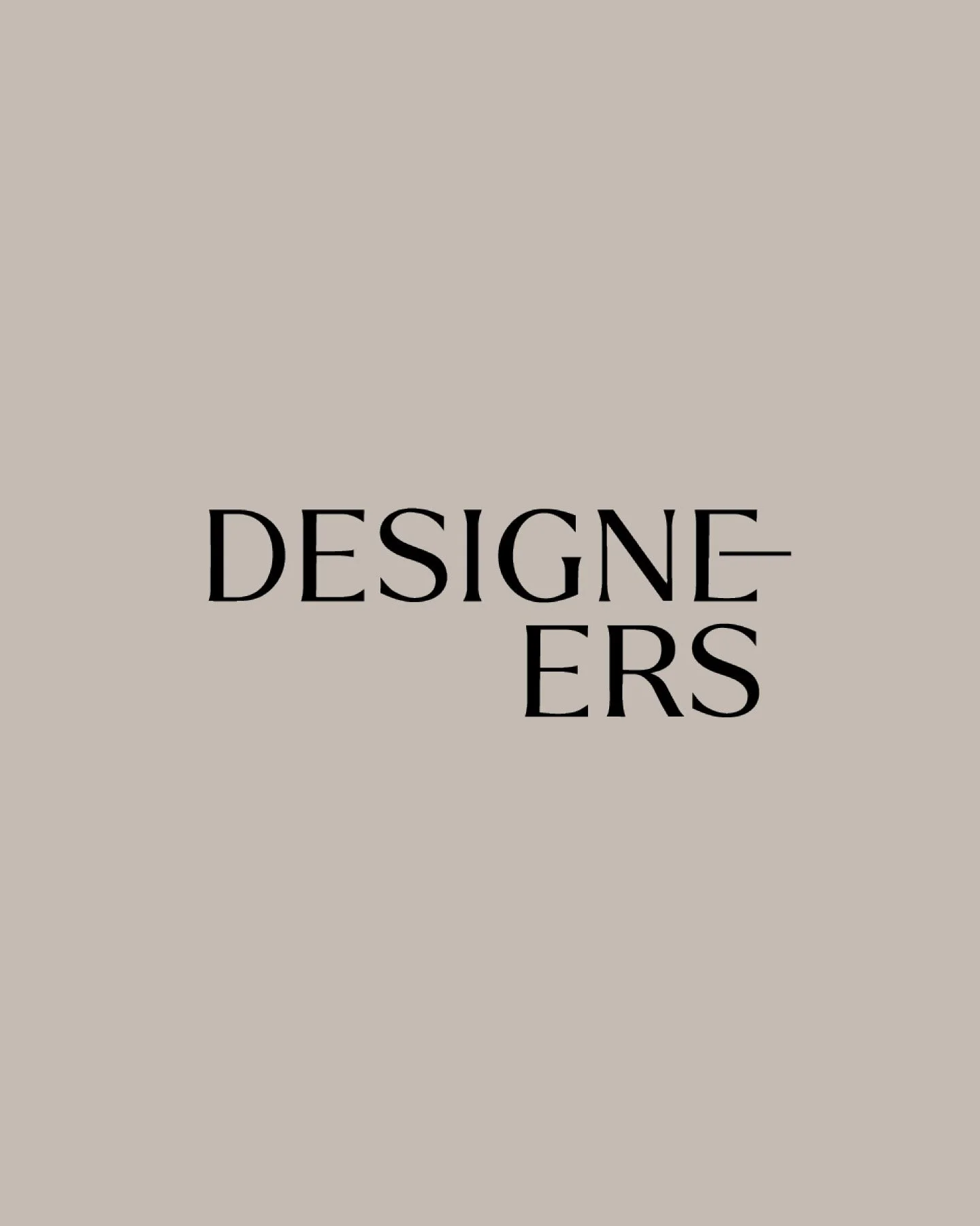 Cover of a book titled ''Designers'' with a light beige background and black text.
