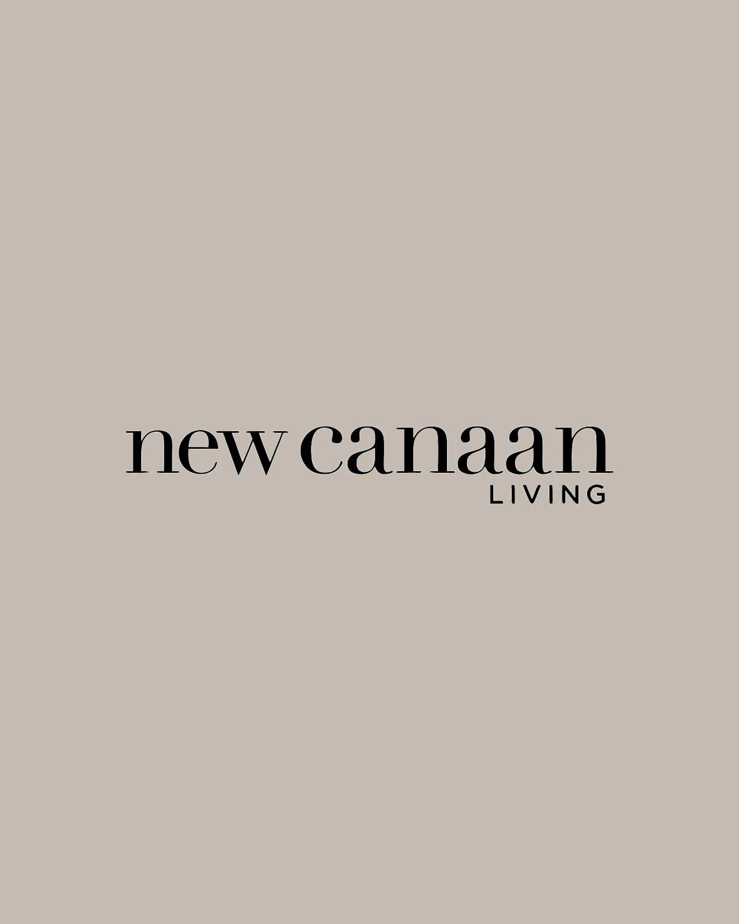 A beige background with black text stating "new canadian LIVING".