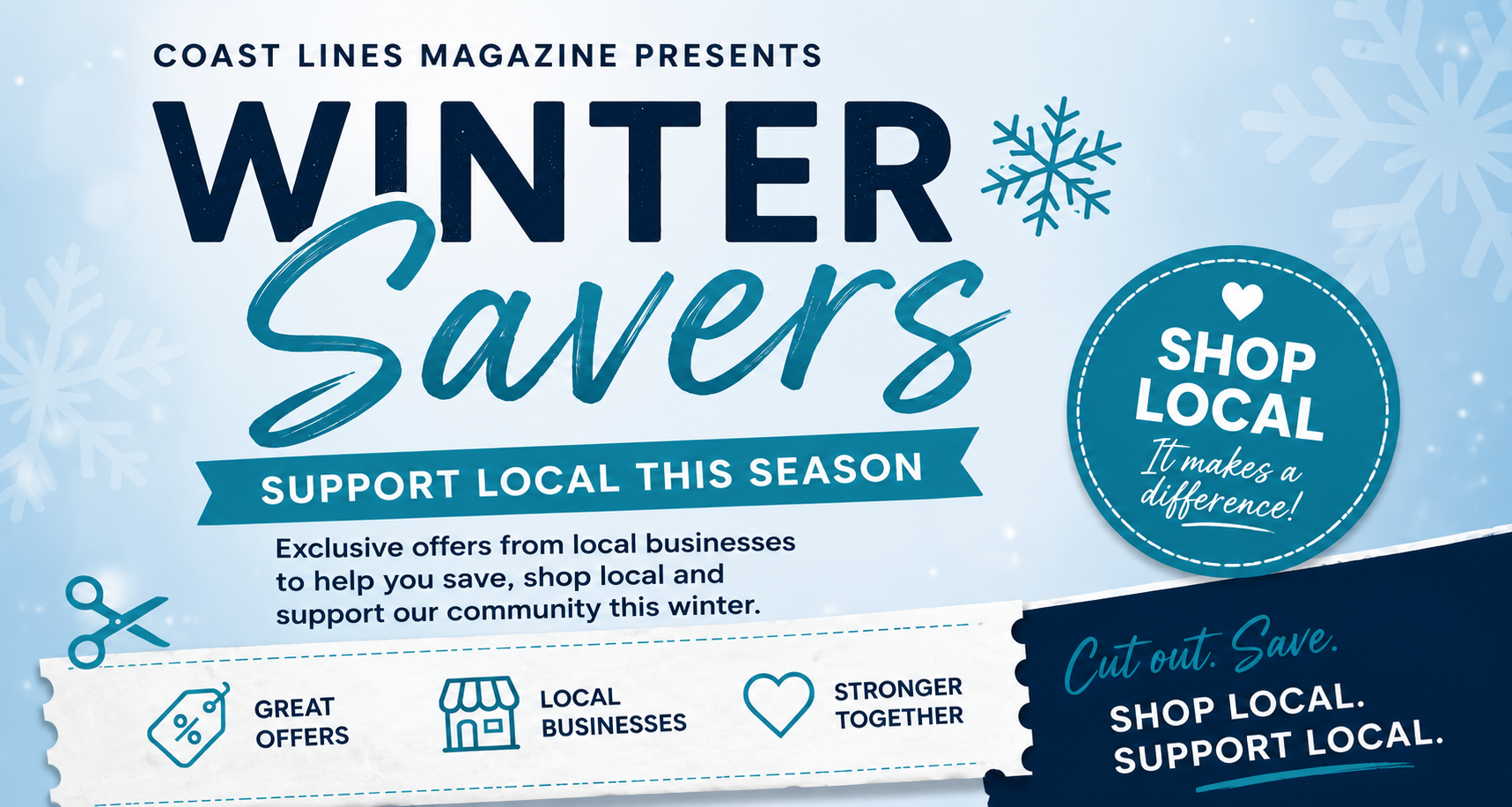 Coast Lines Launches “Winter Savers” Campaign to Support Local Business This Winter