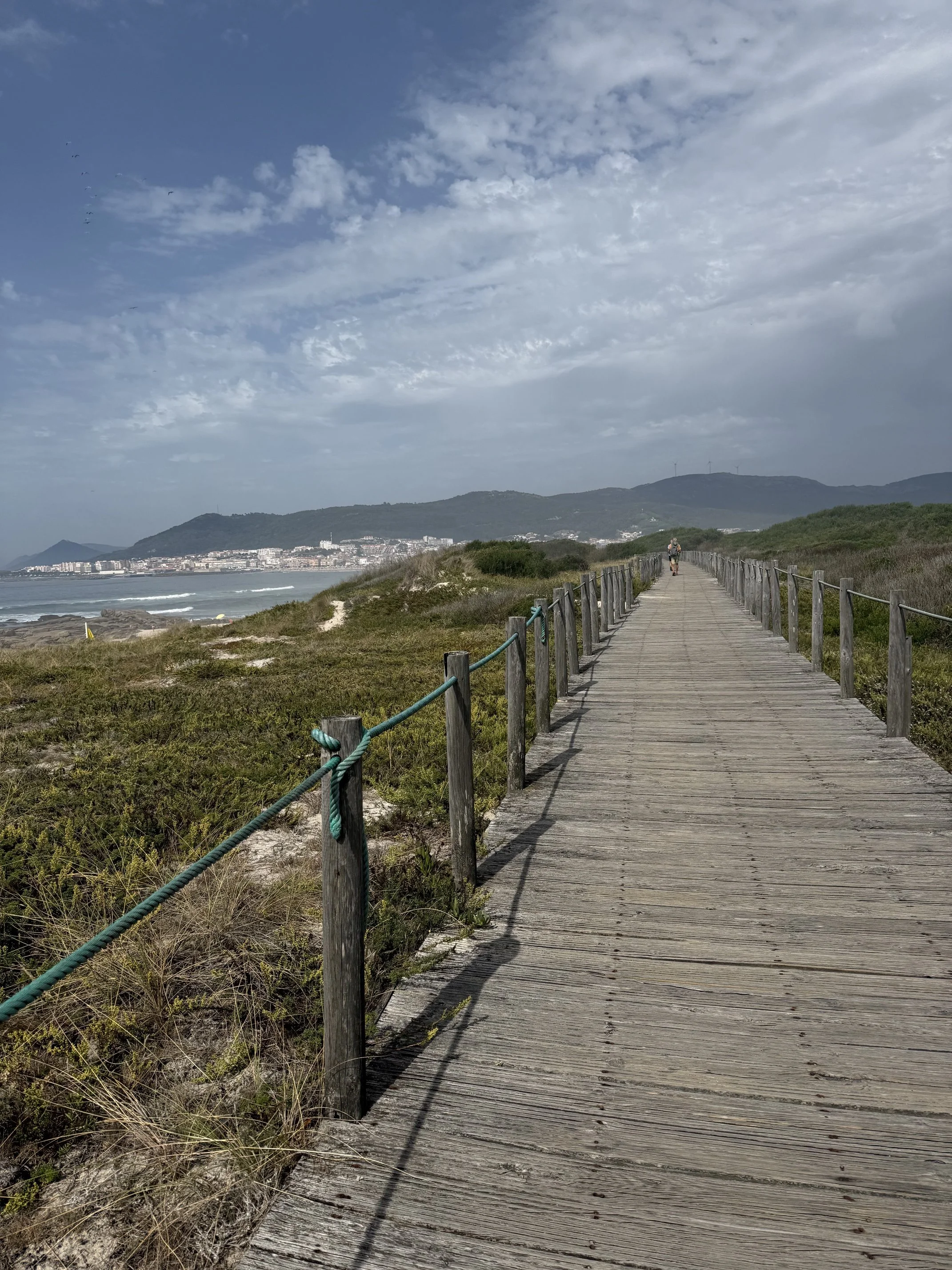 Wooden walkway view on the Camino.jpeg