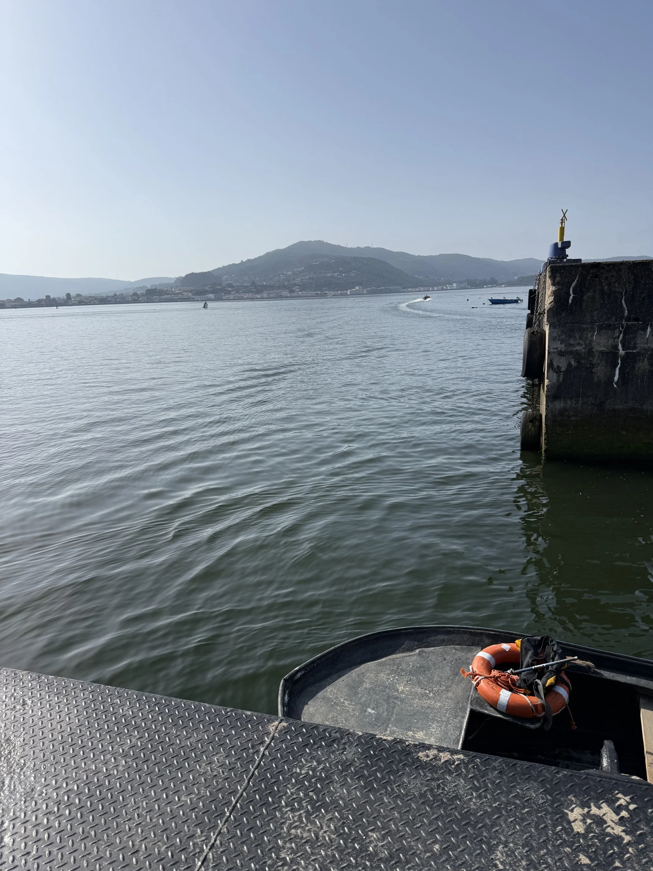 Crossing from Portugal to Spain on the Camino.jpeg