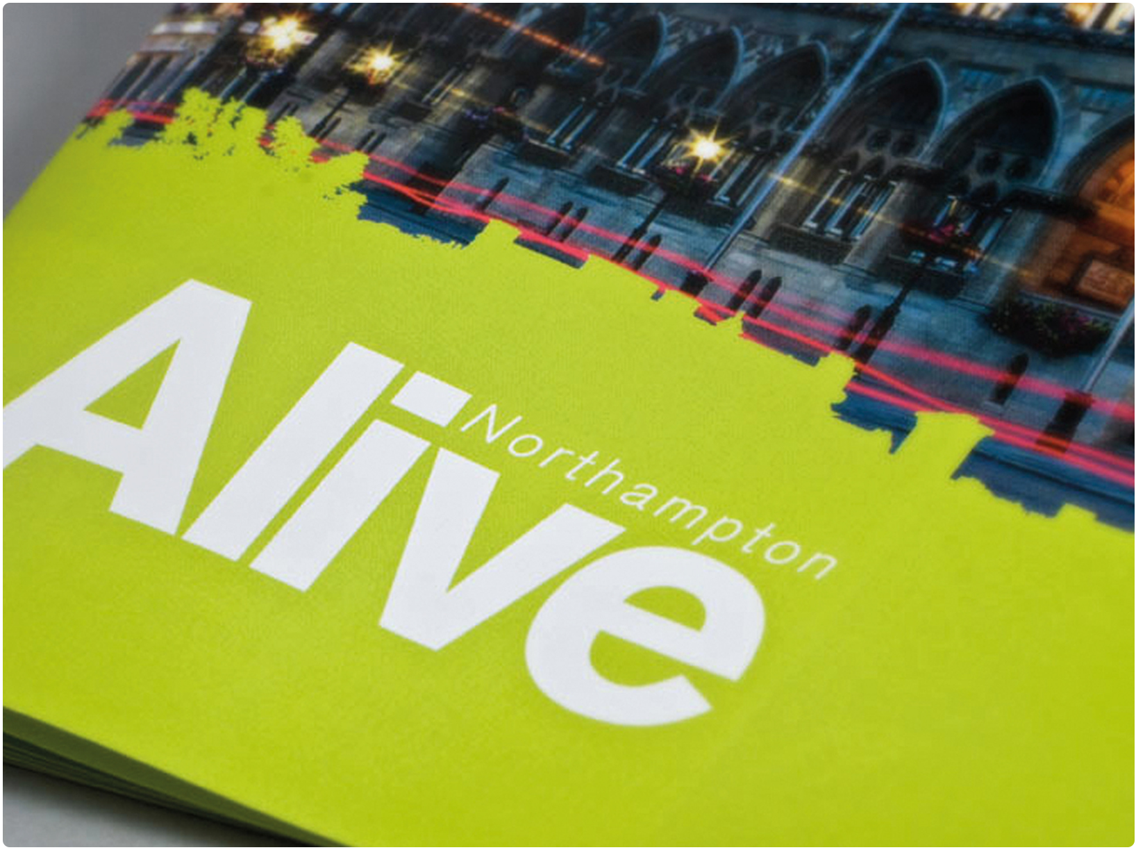 Northampton Alive. Brand, Graphic & Exhibition Design.