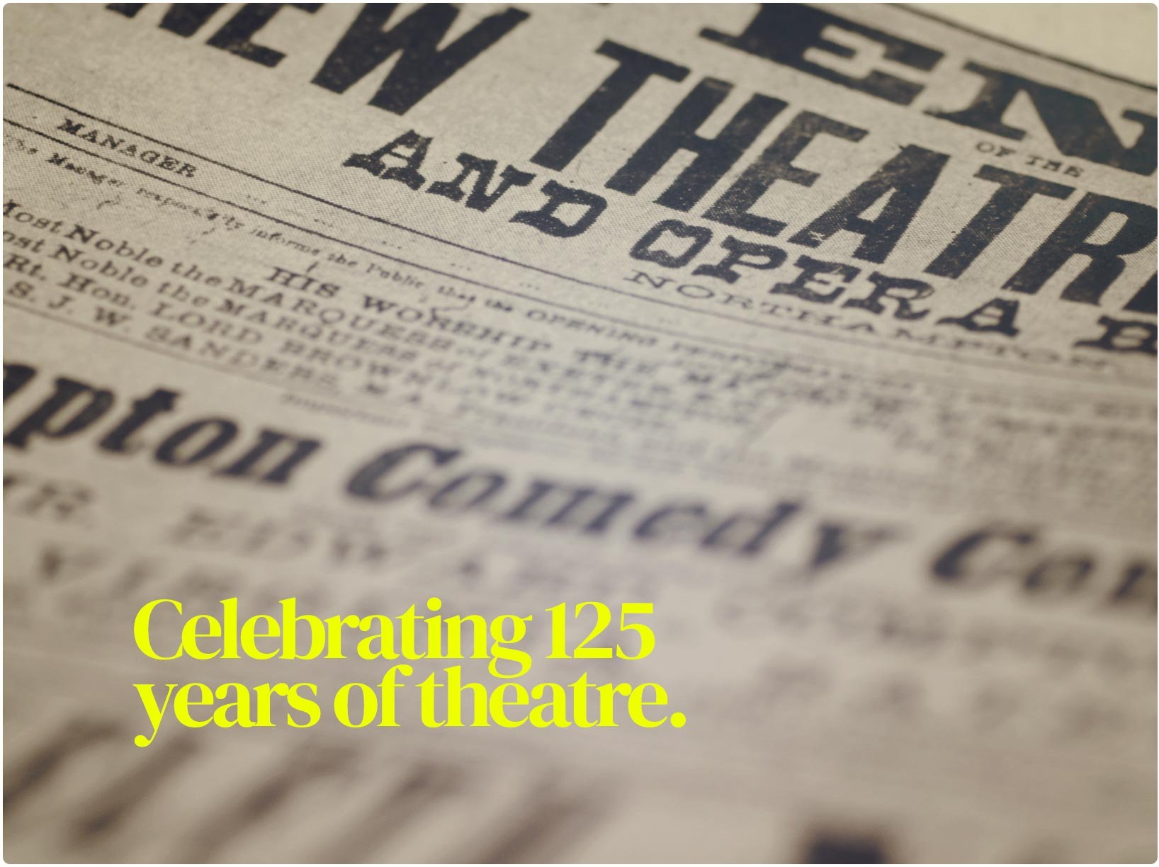 125 year celebration. Editorial Design