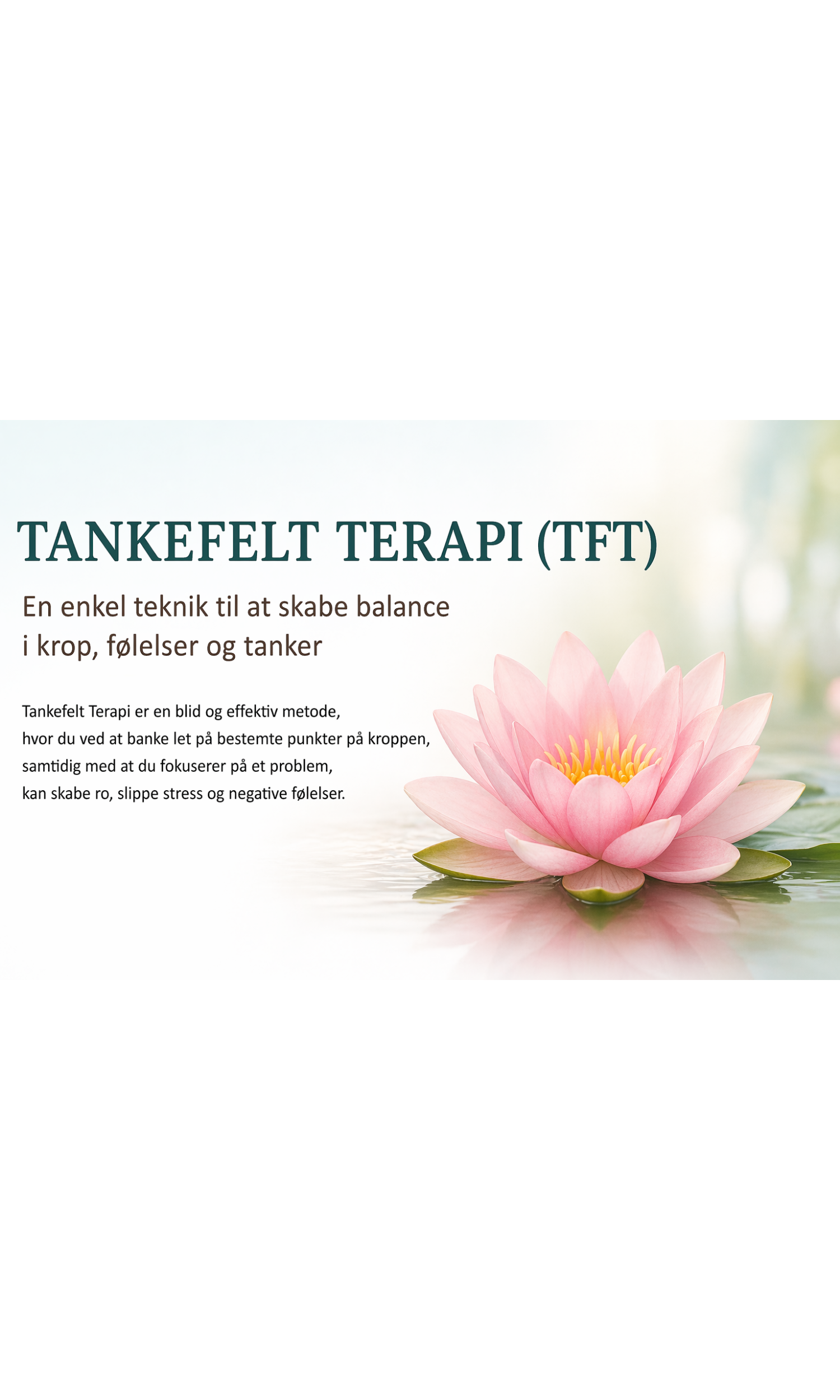 EFT – Emotional Freedoms Technique.