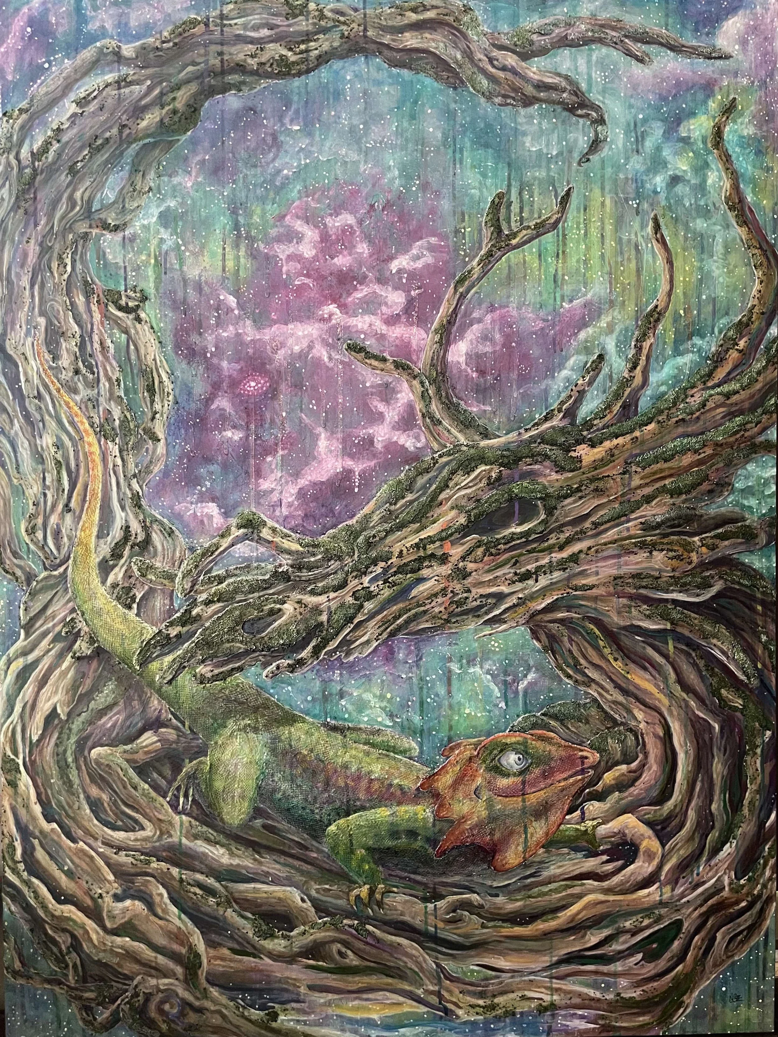 Primordial Galaxy Lizard (Original)