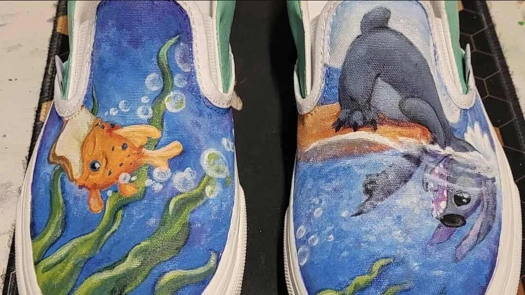 Lilo and Stitch themed Vans!