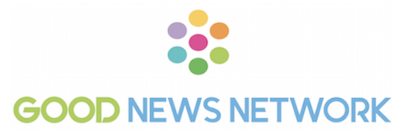 Logo for GOOD NEWS NETWORK with colorful circular design above the text