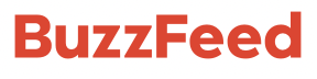 BuzzFeed logo in red text on a white background