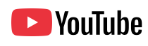 YouTube logo with red play button and black text on a white background.
