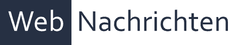 The logo says 'Web Nachrichten' with 'Web' in white on a navy background and 'Nachrichten' in black.
