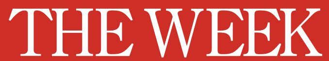 Logo of 'The Week' with red background and white text.