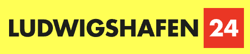 Ludwigshafen 24 logo with black text on a yellow background and a red square containing the number 24.