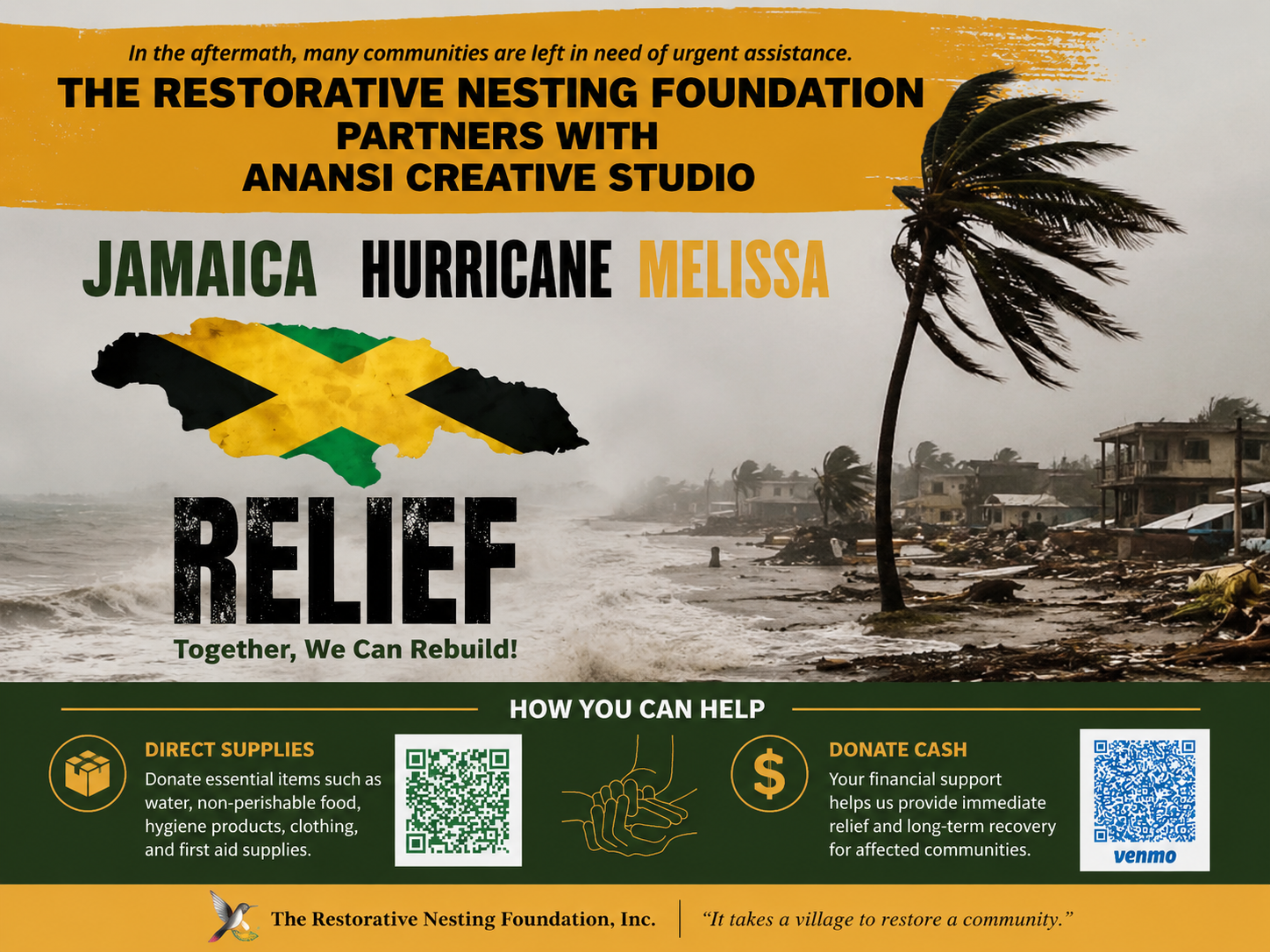 Standing with Jamaica: Hurricane Relief Support 🇯🇲💛