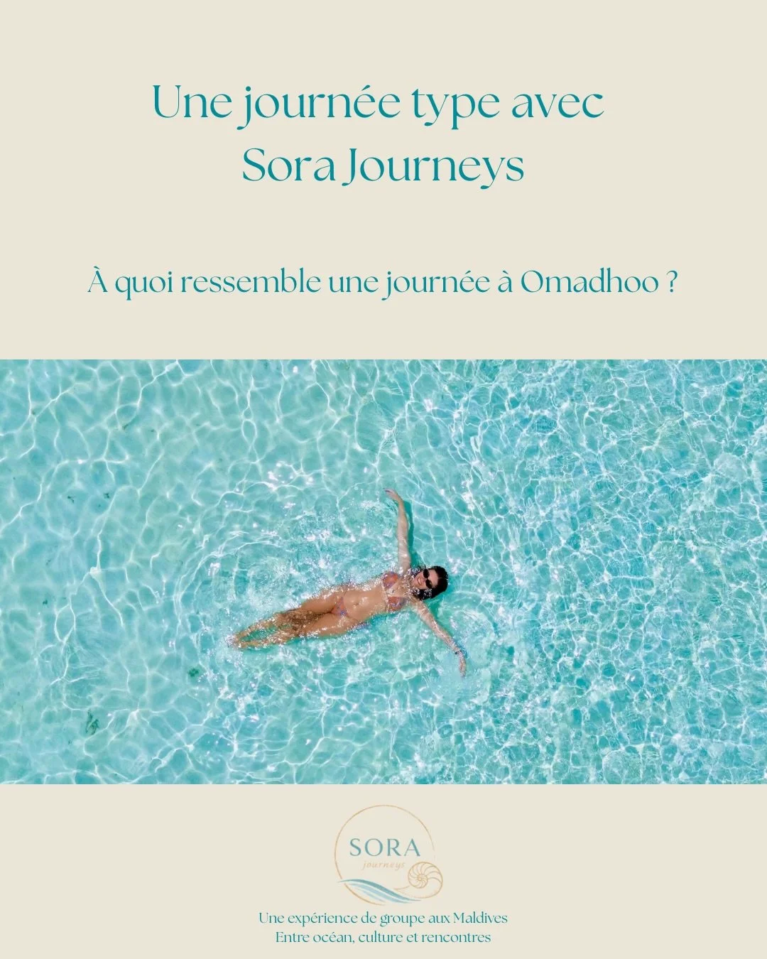 Avec @sorajourneys , les journ&eacute;es passent entre sorties en mer, temps libre sur l&rsquo;&icirc;le, repas partag&eacute;s et couchers de soleil 🤍🌊
Un rythme simple, beau, et surtout tr&egrave;s difficile &agrave; oublier.

#SoraJourneys #Omad