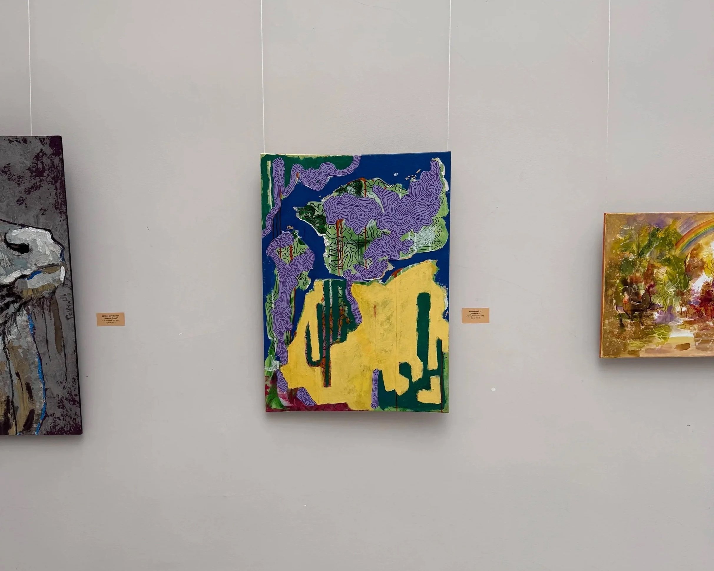 Image of Palimpsest hanging in Art Gallery "Vladimir Dimitrov-Maystora" , for their 2026 Spring Exhibition