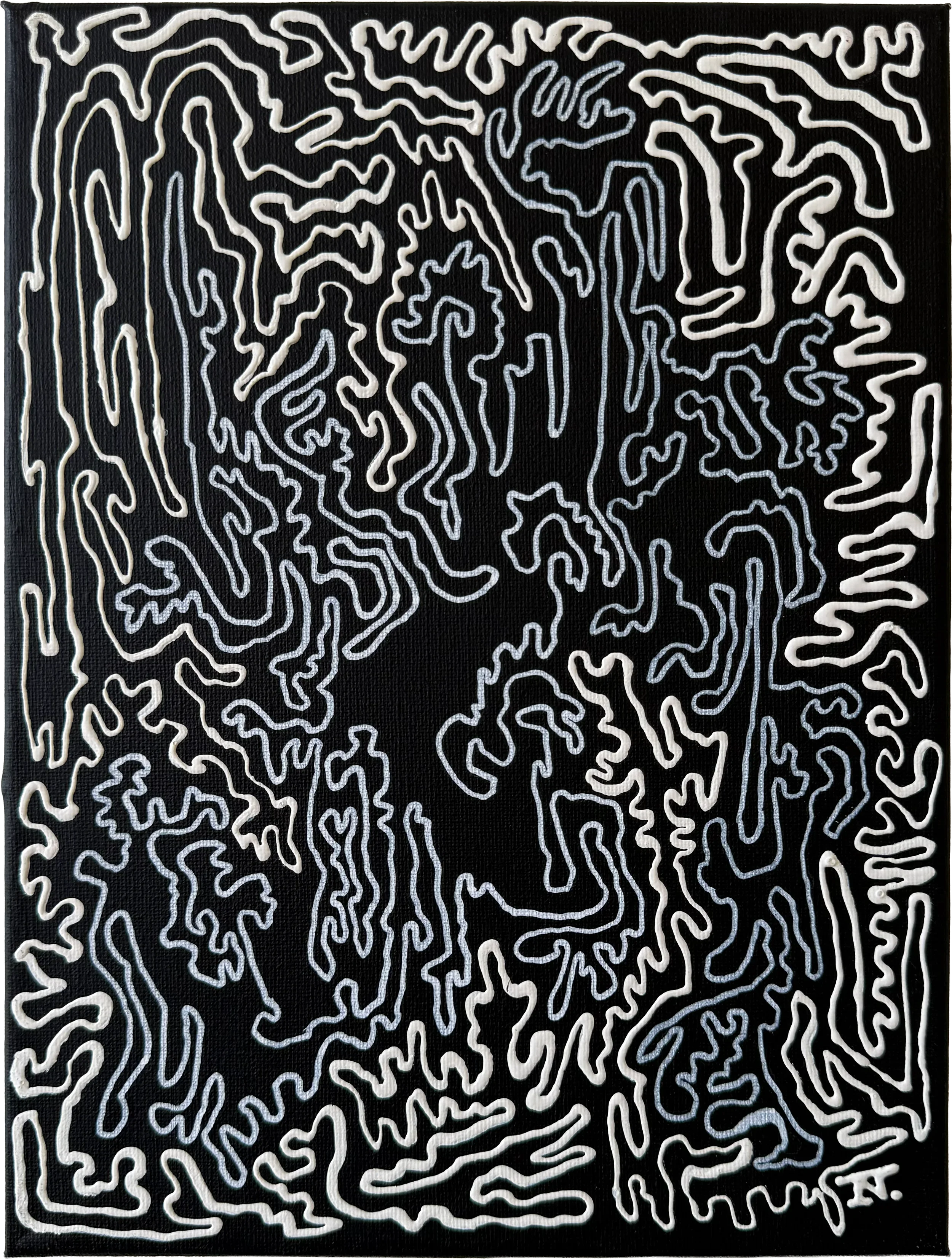   Dancing Figures , 2023 
 Acrylic on canvas 
20 x 30 cm (7.9 x 11.8 in)  