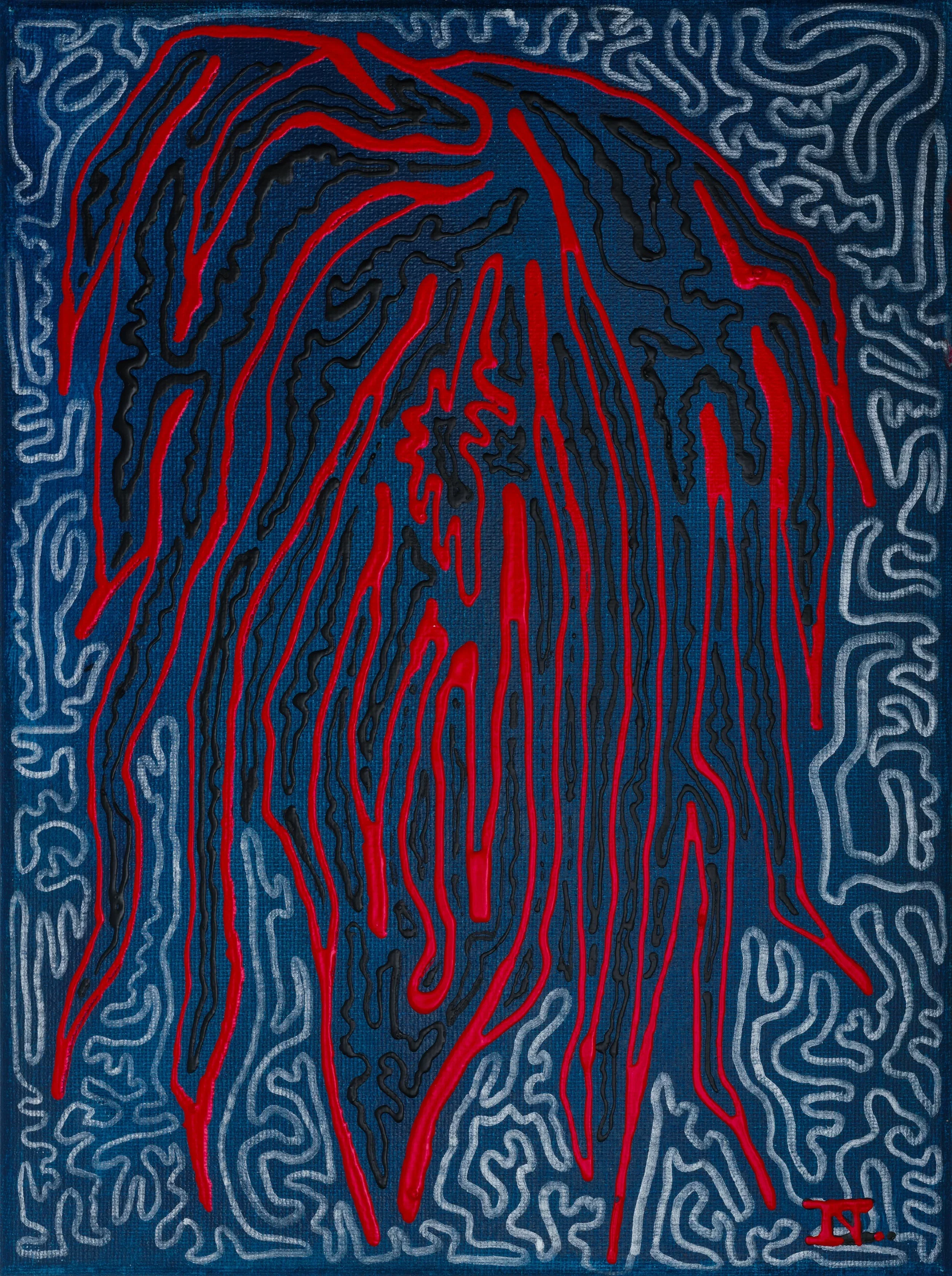   Herbarium , 2023 
 Acrylic on canvas 
20 x 30 cm (7.9 x 11.8 in)  