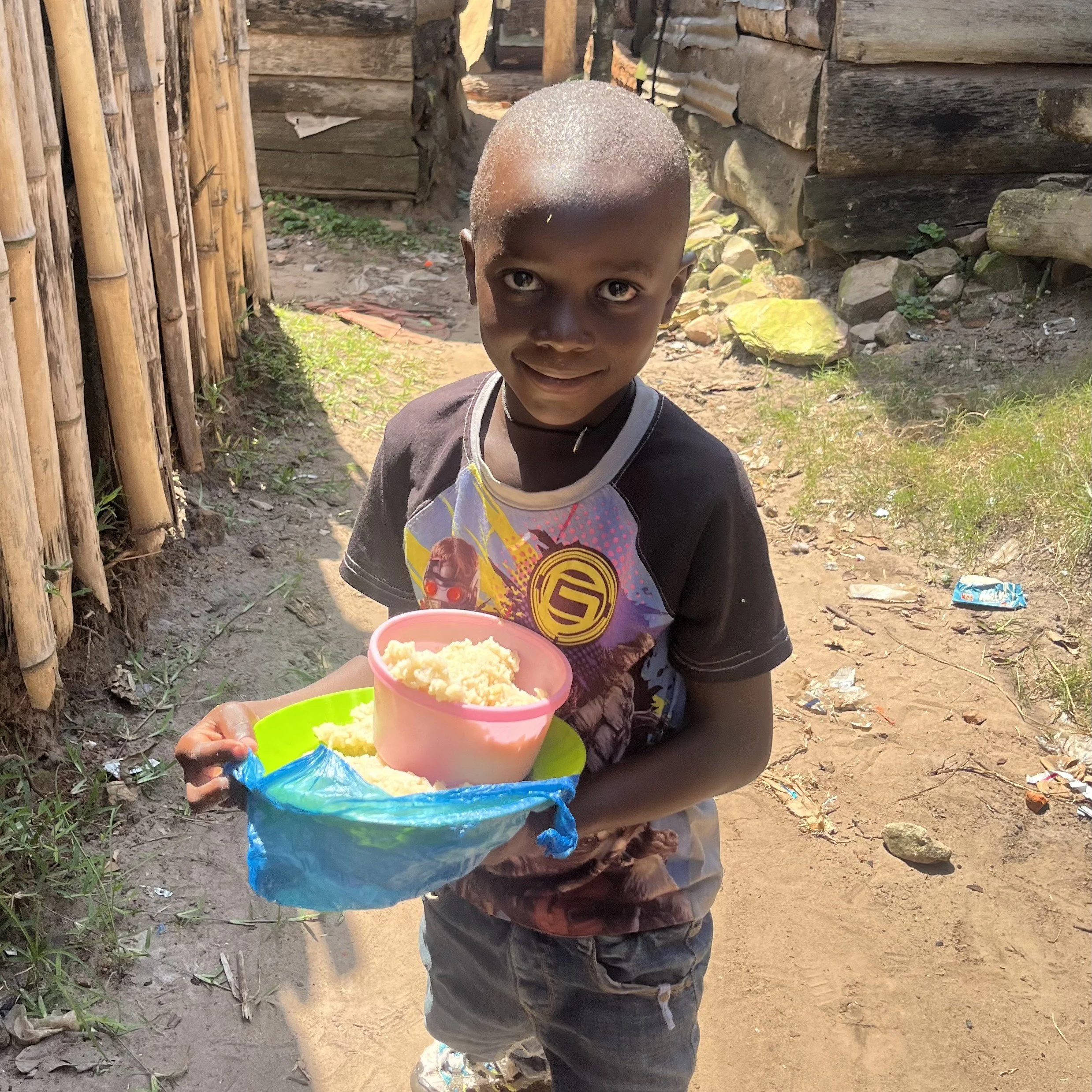 Child on our Feeding Program