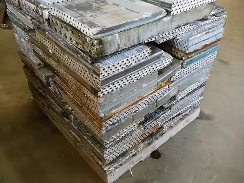 Radiatori alluminio rame destinati al recupero presso Metal Scrap Srl a Caserta
