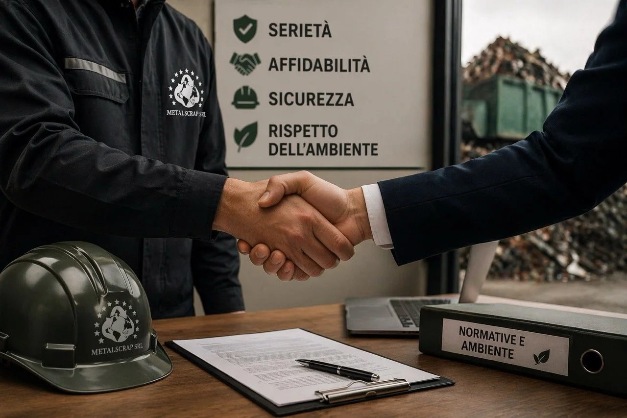 Accordo professionale e gestione trasparente dei servizi presso Metal Scrap Srl