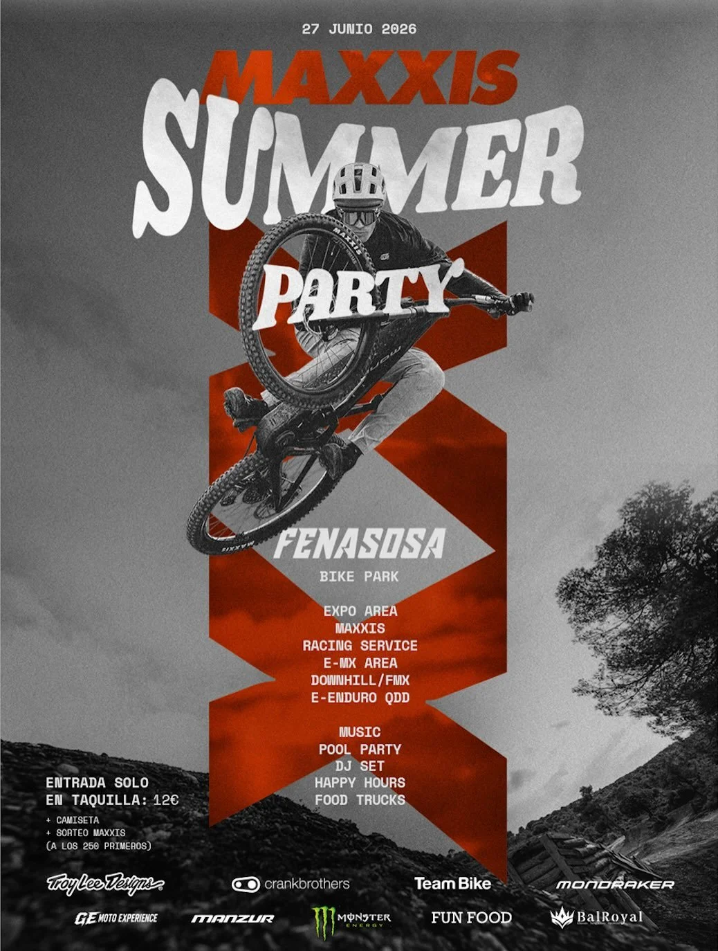 🔥 MAXXIS SUMMER PARTY 🔥
El 27 de junio cerramos la temporada 2025/2026 en La Fenasosa Bike Park como se merece.

Un d&iacute;a especial junto a @maxxisbike y @teambike_oficial, con riding, remontes, ride outs guiados, feria, marcas, novedades, sort