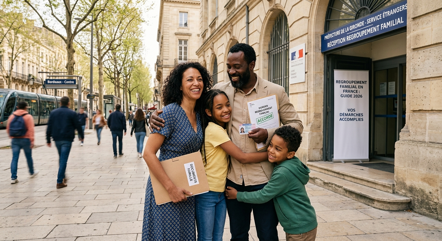 Regroupement familial en France : conditions, dossier et délais 2026