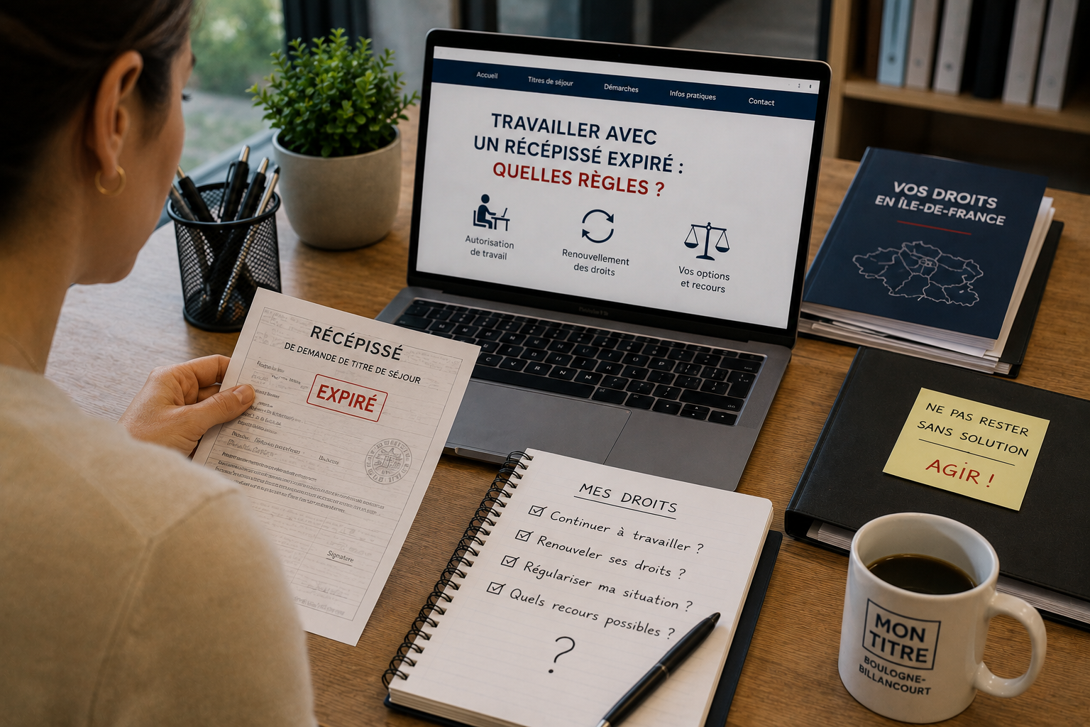 Récépissé expiré : peut-on continuer à travailler ou renouveler ses droits ?