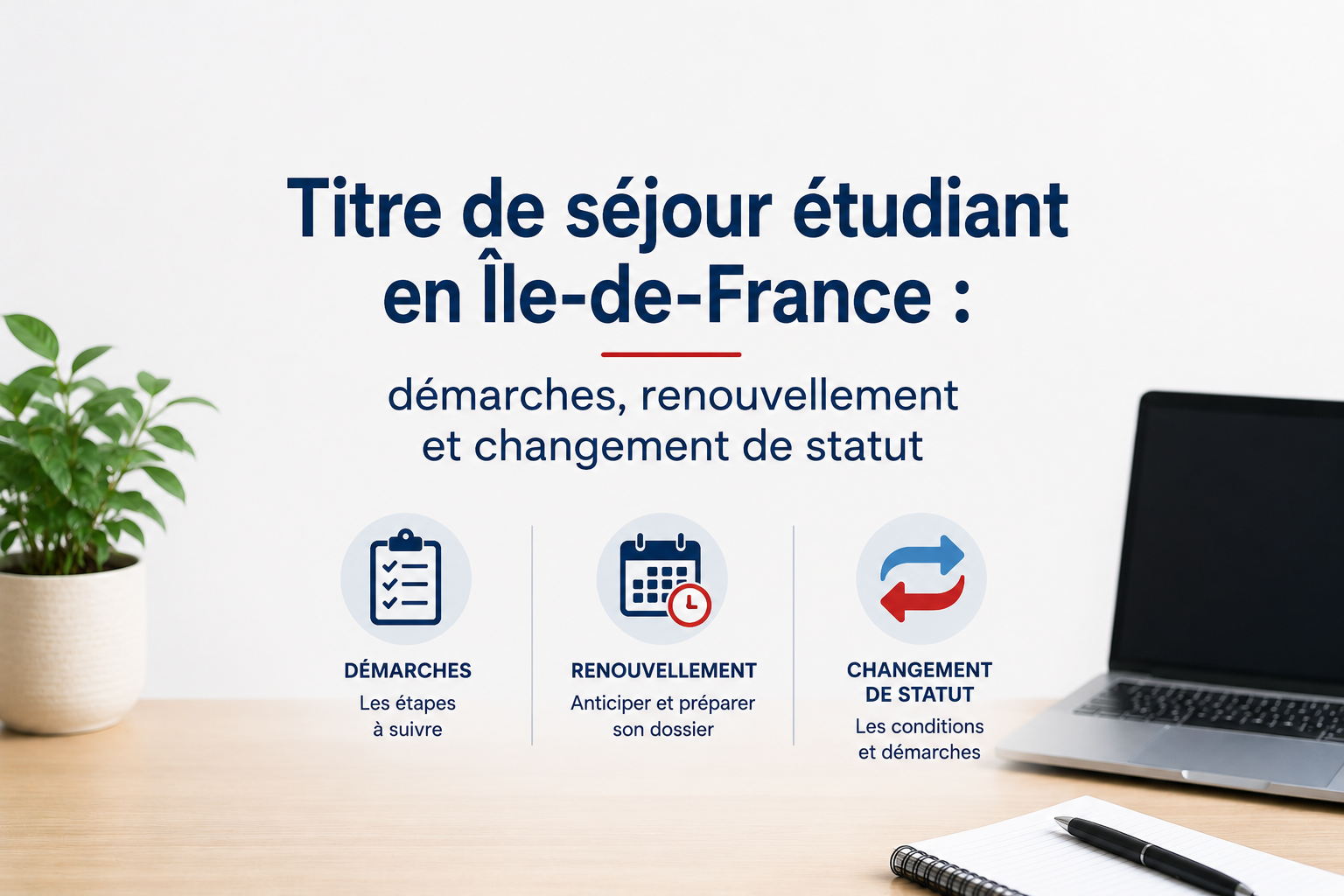 Titre de séjour étudiant en Île-de-France : démarches, renouvellement et changement de statut