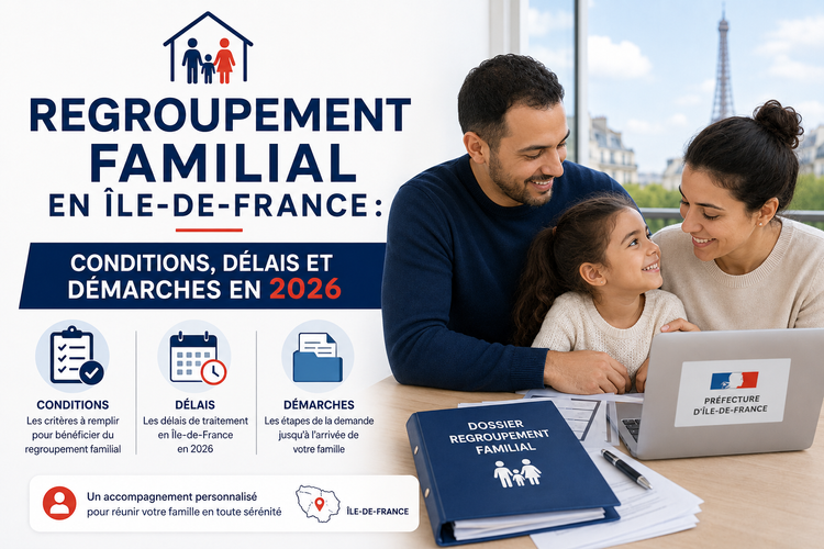 Regroupement familial en Île-de-France : conditions, délais et démarches en 2026